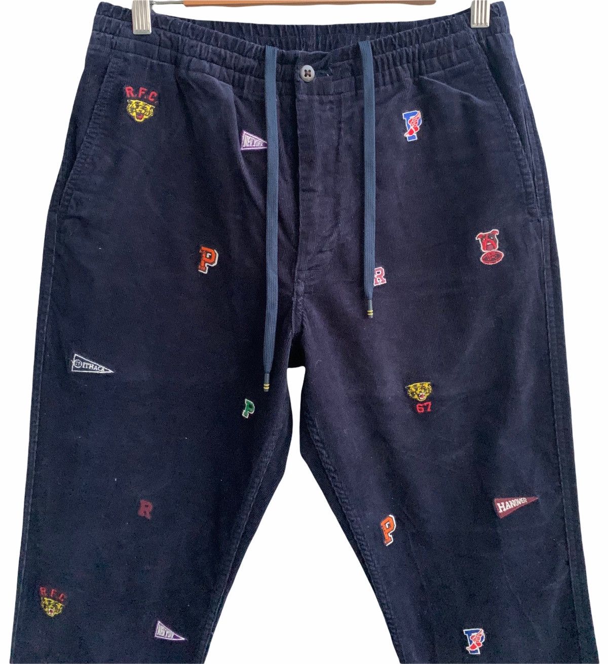 Polo Ralph Lauren × Ralph Lauren Polo Ralph Lauren All Over Patches Embroidery Pants Size US 31 - 5 Thumbnail