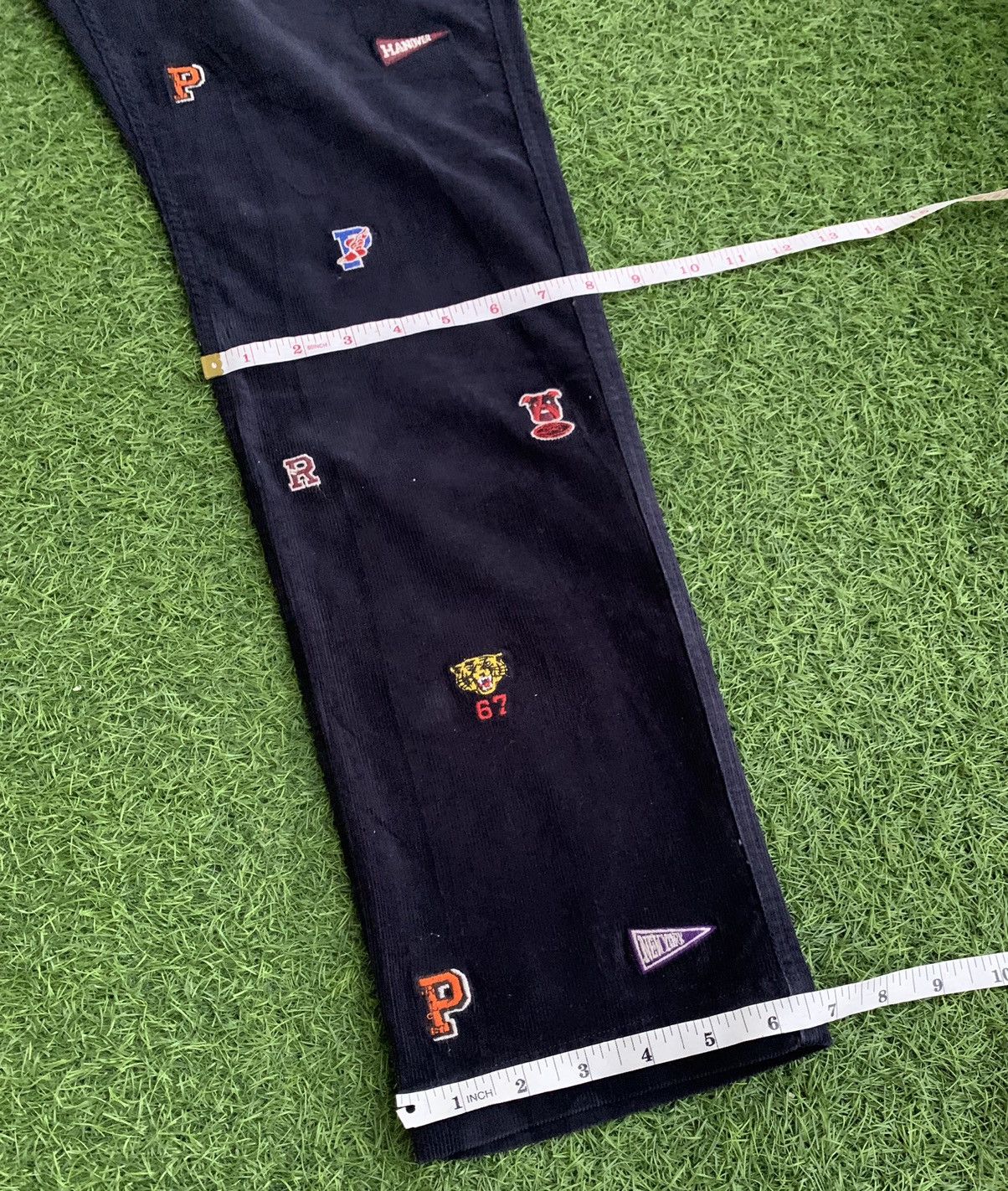 Polo Ralph Lauren × Ralph Lauren Polo Ralph Lauren All Over Patches Embroidery Pants Size US 31 - 21 Thumbnail