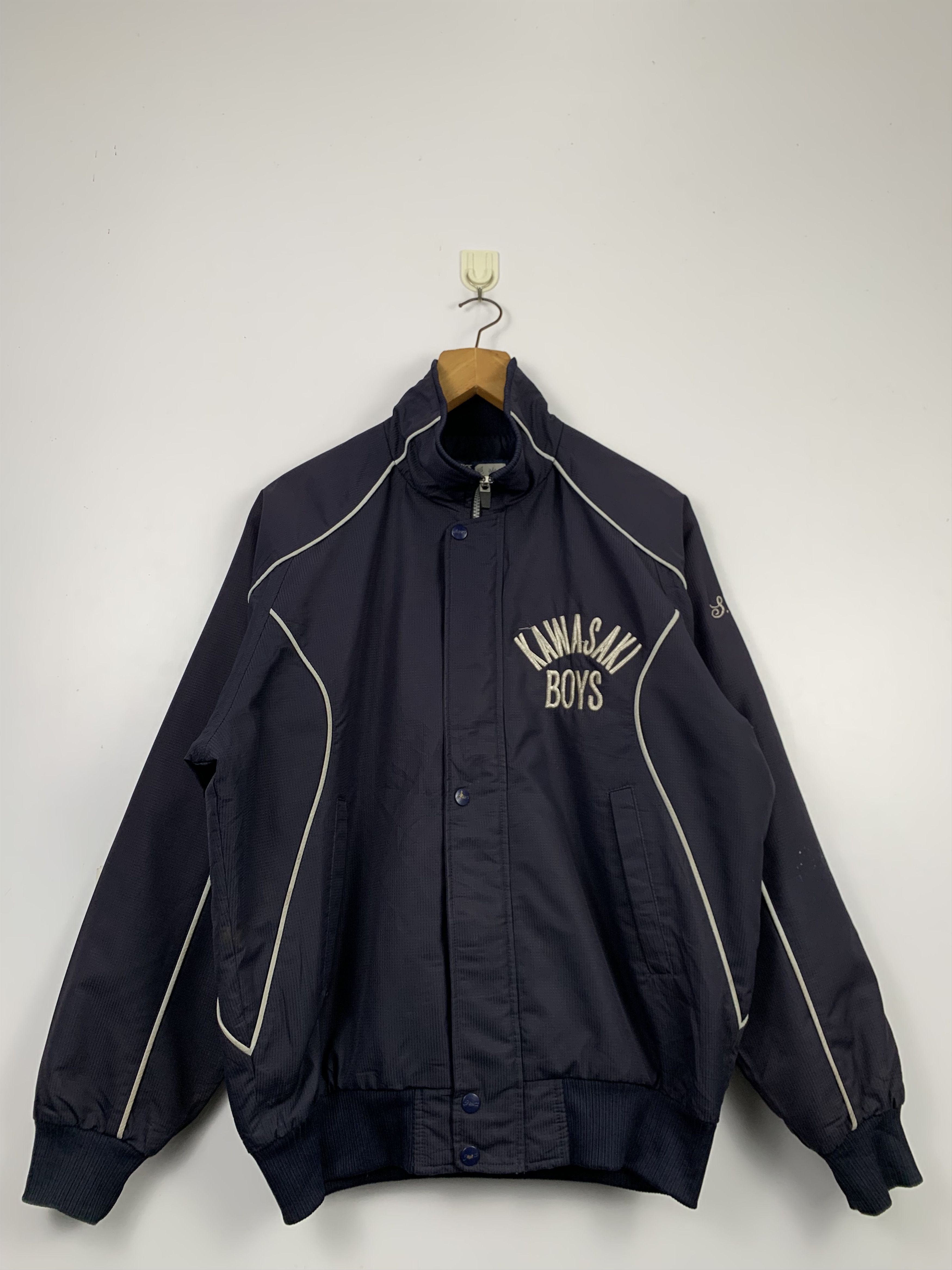 Asics Vintage Asics Kawasaki Boys Jacket J0273 Size US M / EU 48-50 / 2 - 2 Thumbnail