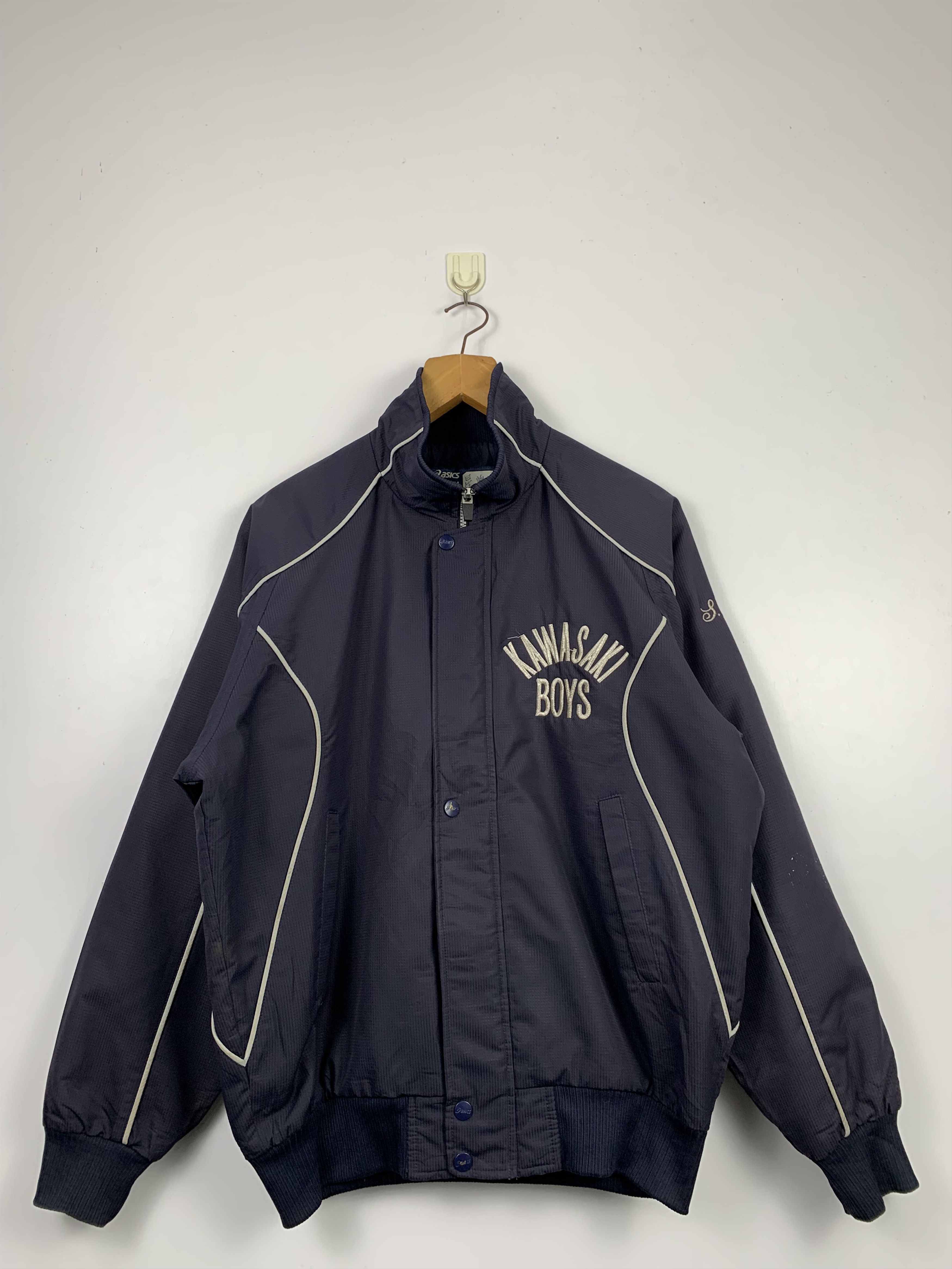 Asics Vintage Asics Kawasaki Boys Jacket J0273 Size US M / EU 48-50 / 2 - 1 Thumbnail