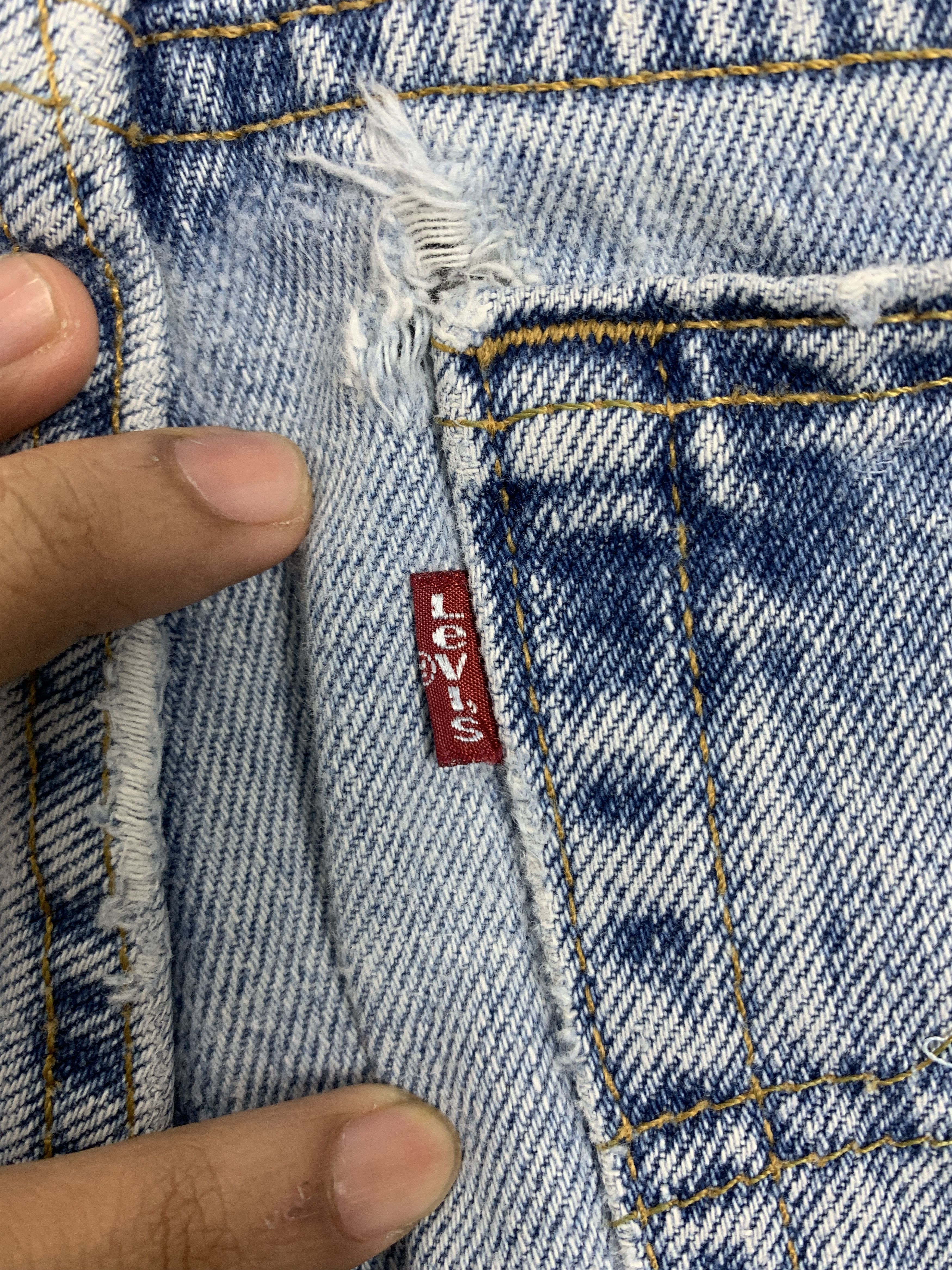 Levi's Vintage 90S Levis 560 Skinny Stone Wash Jeans Size US 34 / EU 50 - 9 Thumbnail