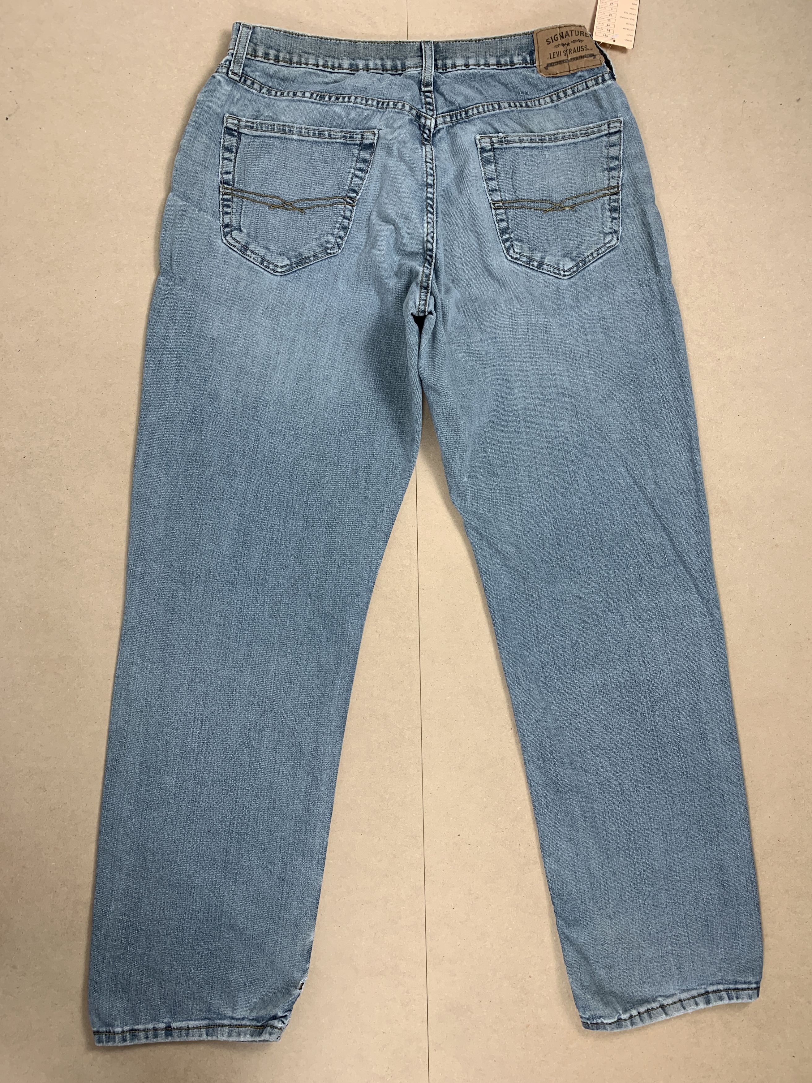Levi's × Vintage Vintage Levis 551 Straight Cut Faded Mid Wash Jeans Size US 34 / EU 50 - 5 Thumbnail