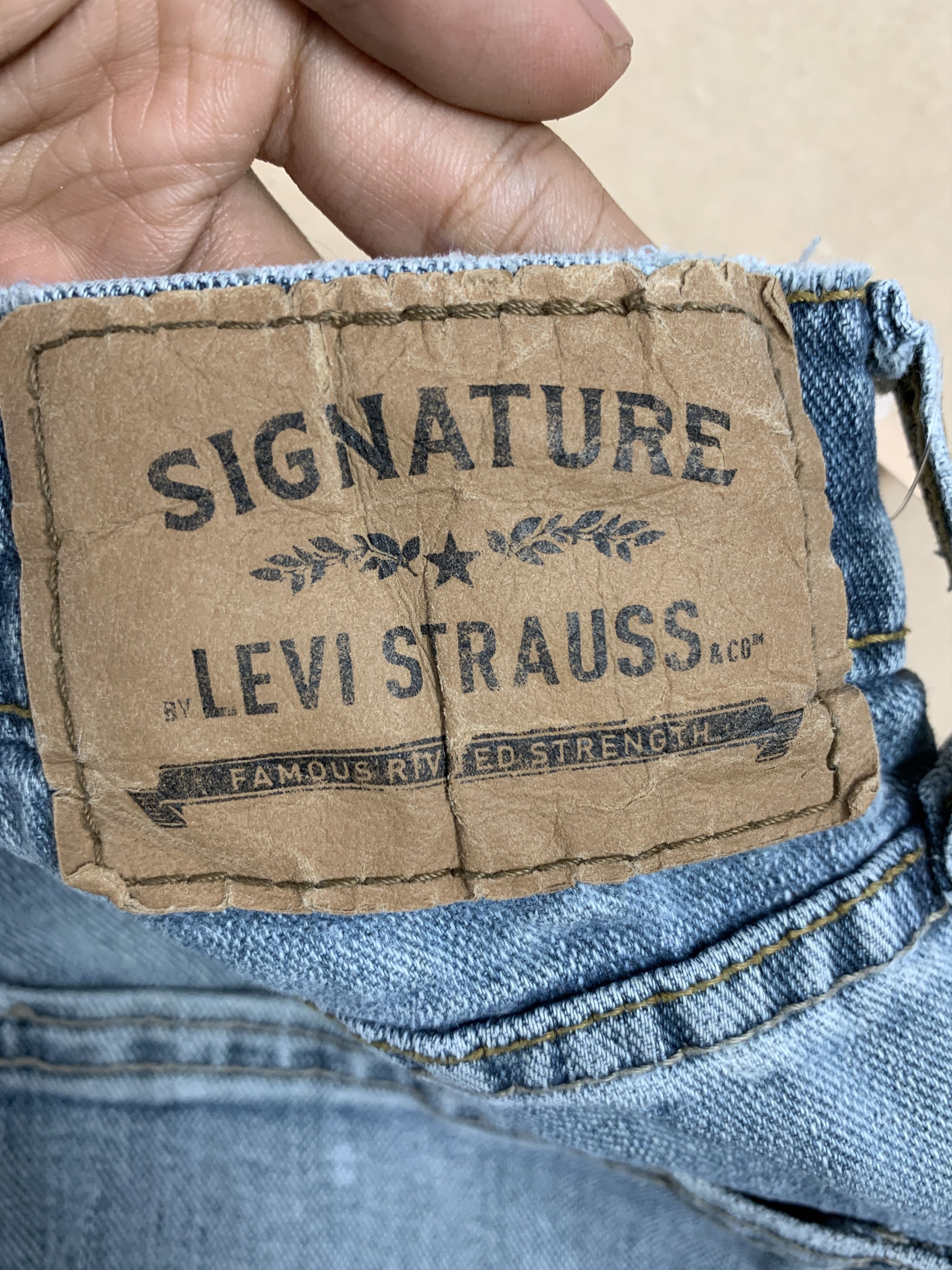 Levi's × Vintage Vintage Levis 551 Straight Cut Faded Mid Wash Jeans Size US 34 / EU 50 - 7 Thumbnail