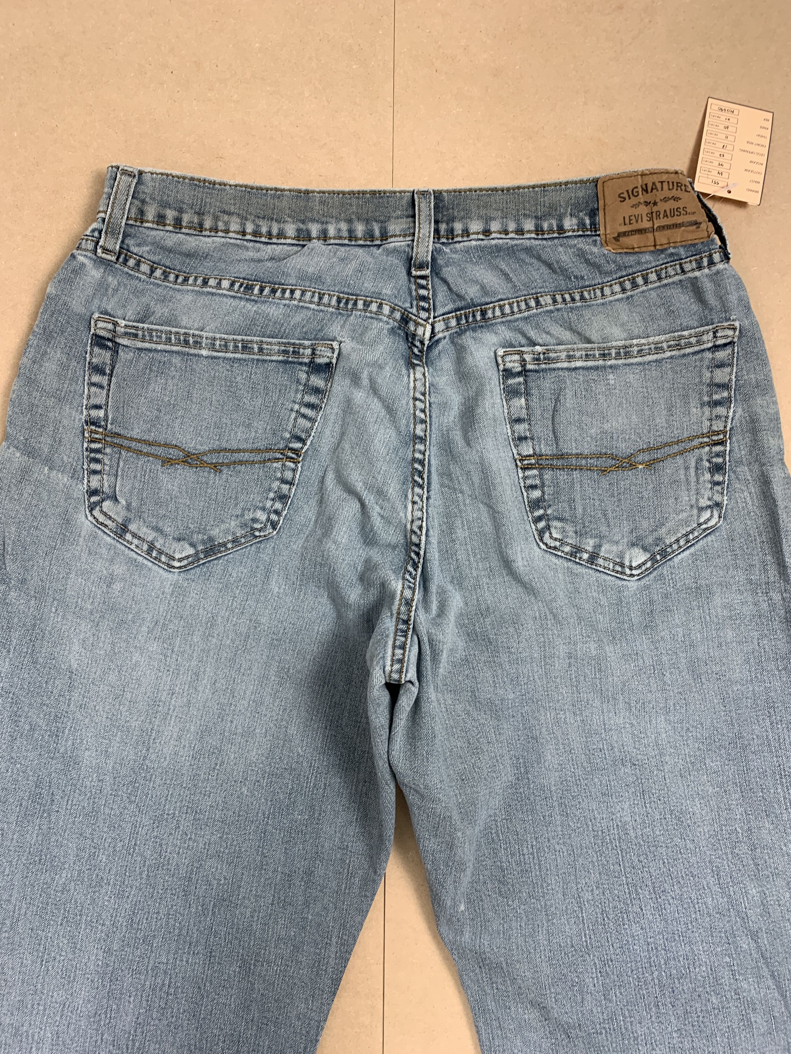 Levi's × Vintage Vintage Levis 551 Straight Cut Faded Mid Wash Jeans Size US 34 / EU 50 - 6 Thumbnail