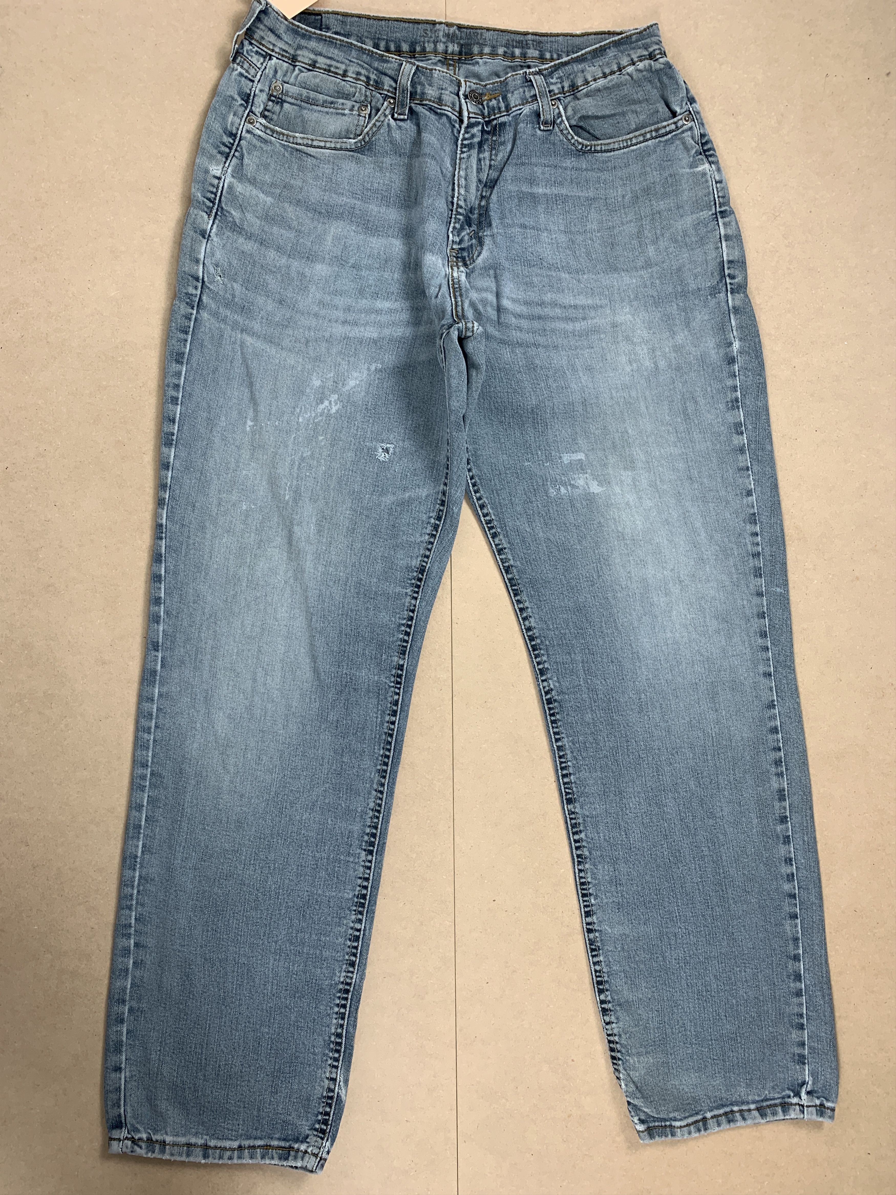 Levi's × Vintage Vintage Levis 551 Straight Cut Faded Mid Wash Jeans Size US 34 / EU 50 - 1 Thumbnail