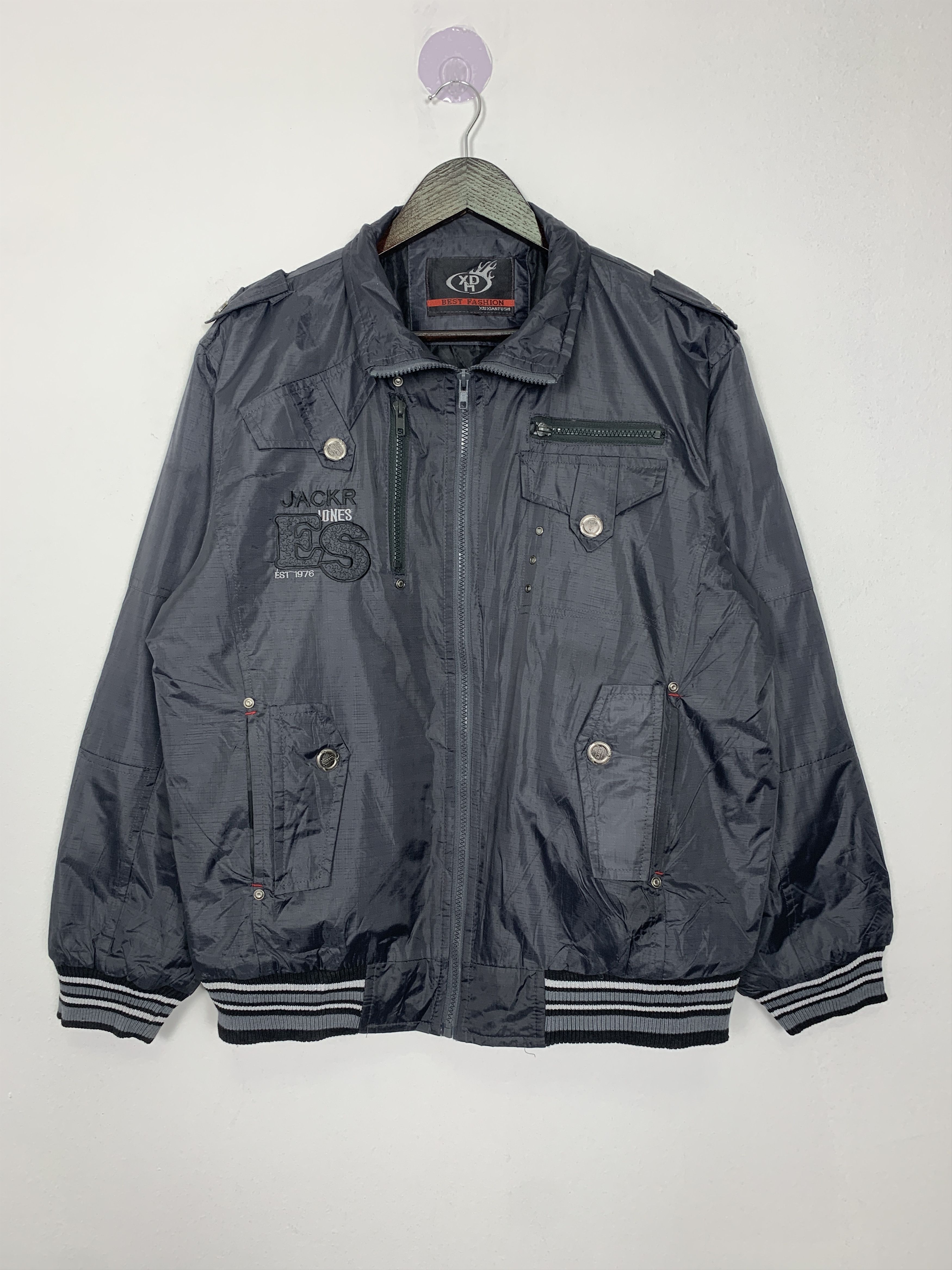 Japanese Brand × Vintage Vintage XDH Best Fashion Quilted Lining Zip Up Jacket Size US S / EU 44-46 / 1 - 1 Thumbnail