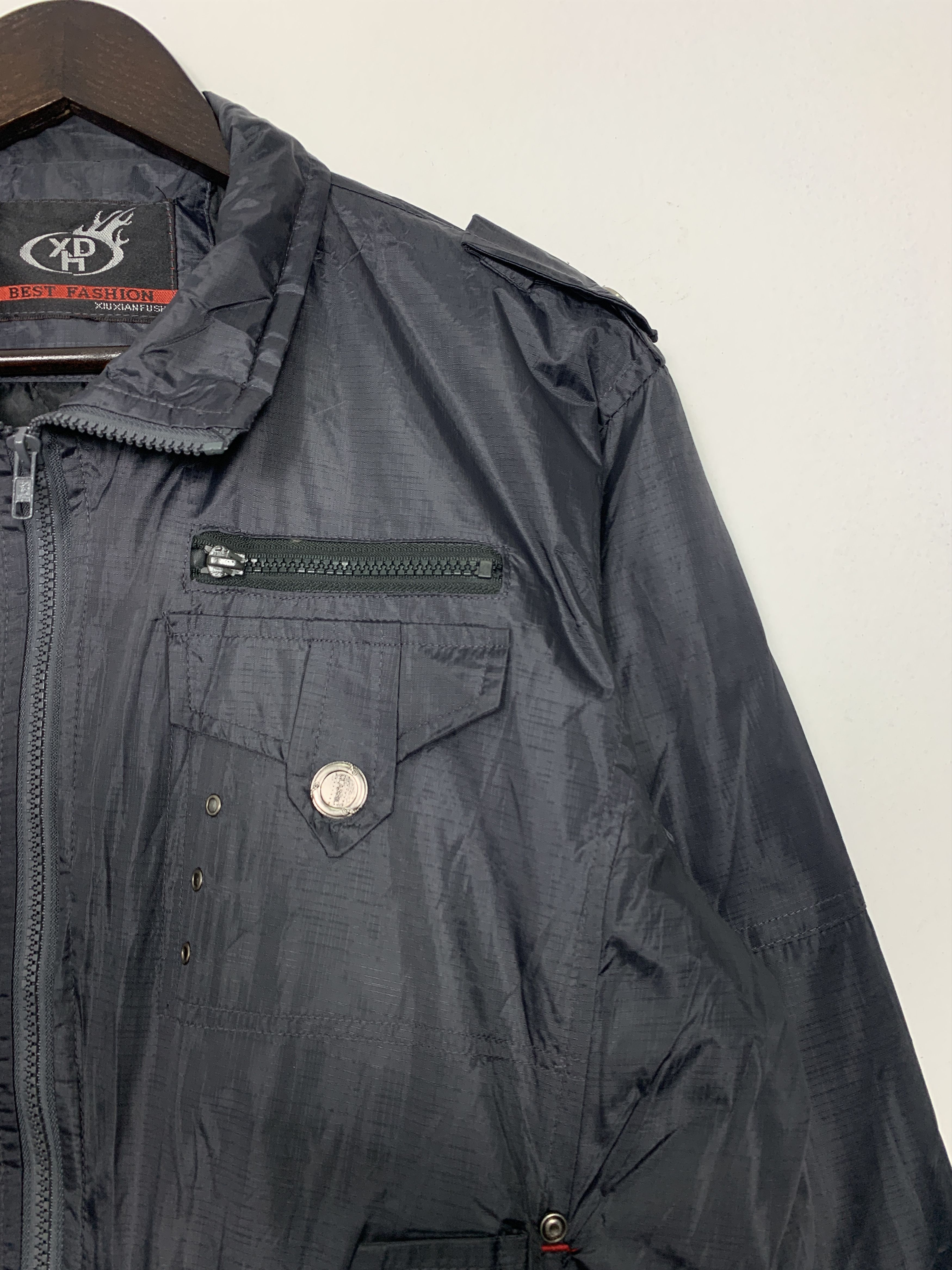 Japanese Brand × Vintage Vintage XDH Best Fashion Quilted Lining Zip Up Jacket Size US S / EU 44-46 / 1 - 4 Thumbnail