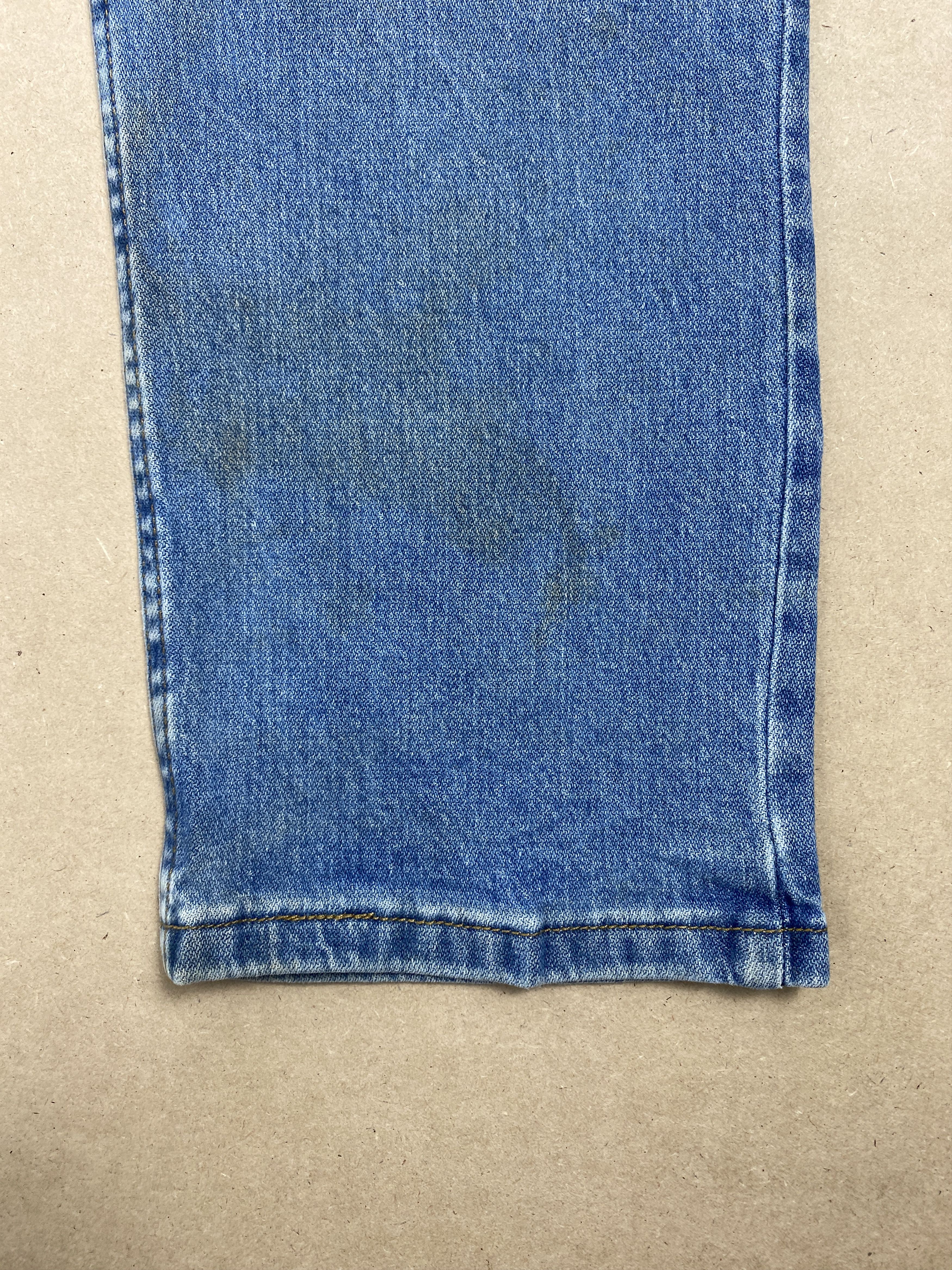 Vintage Vintage Wrangler Straight Cut Faded Blue Jeans Size US 28 / EU 44 - 3 Thumbnail