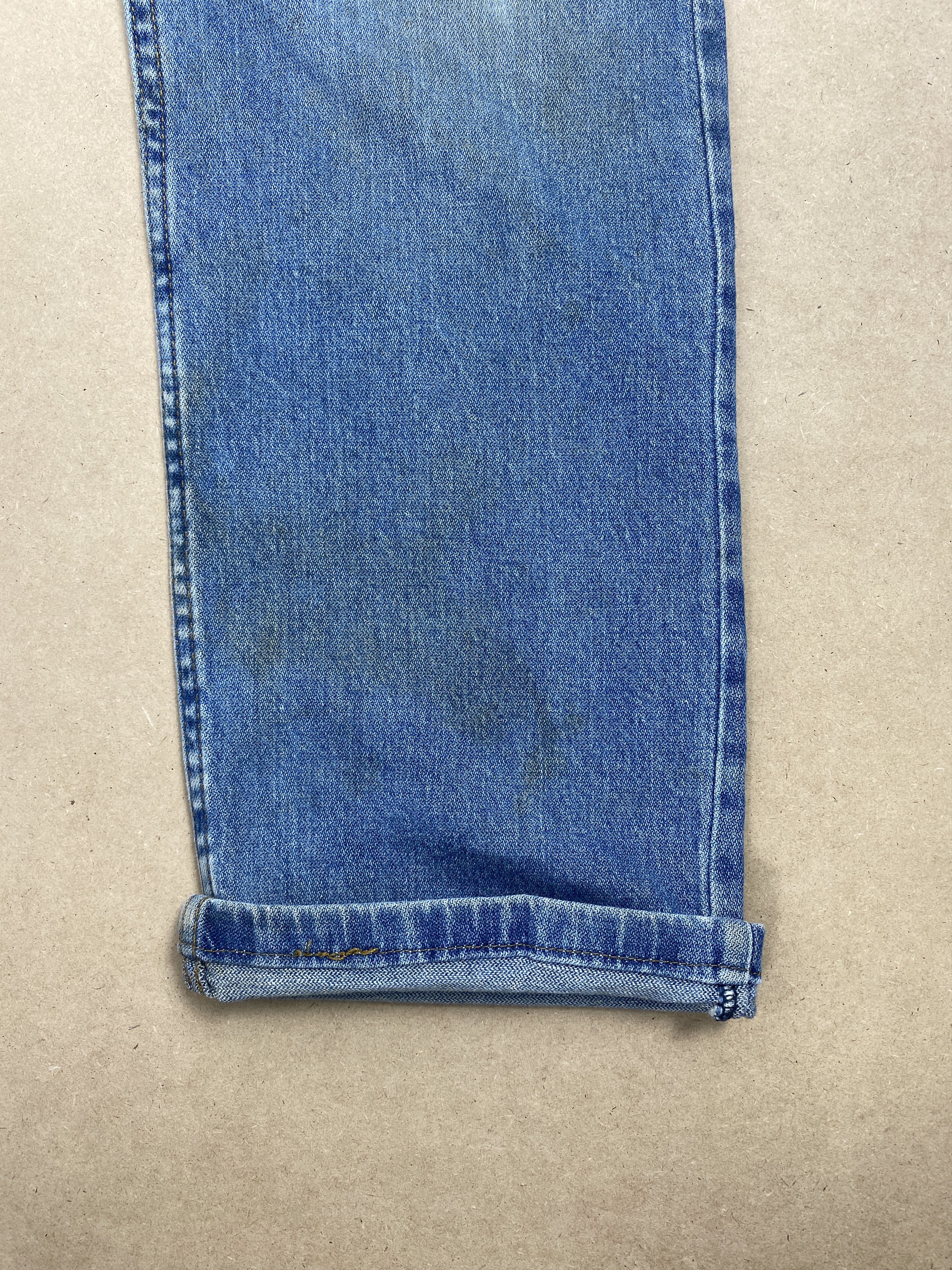 Vintage Vintage Wrangler Straight Cut Faded Blue Jeans Size US 28 / EU 44 - 4 Thumbnail