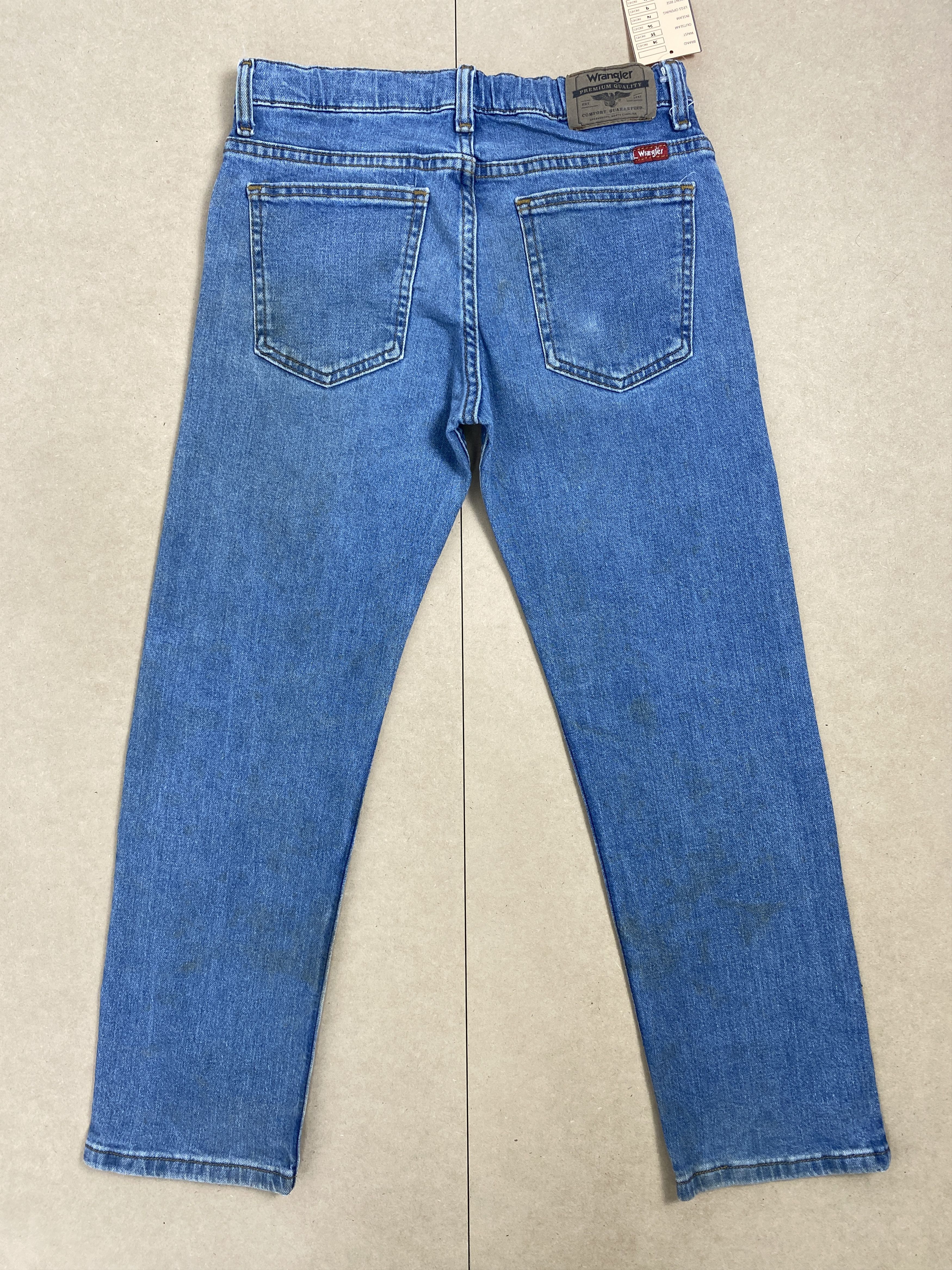 Vintage Vintage Wrangler Straight Cut Faded Blue Jeans Size US 28 / EU 44 - 5 Thumbnail
