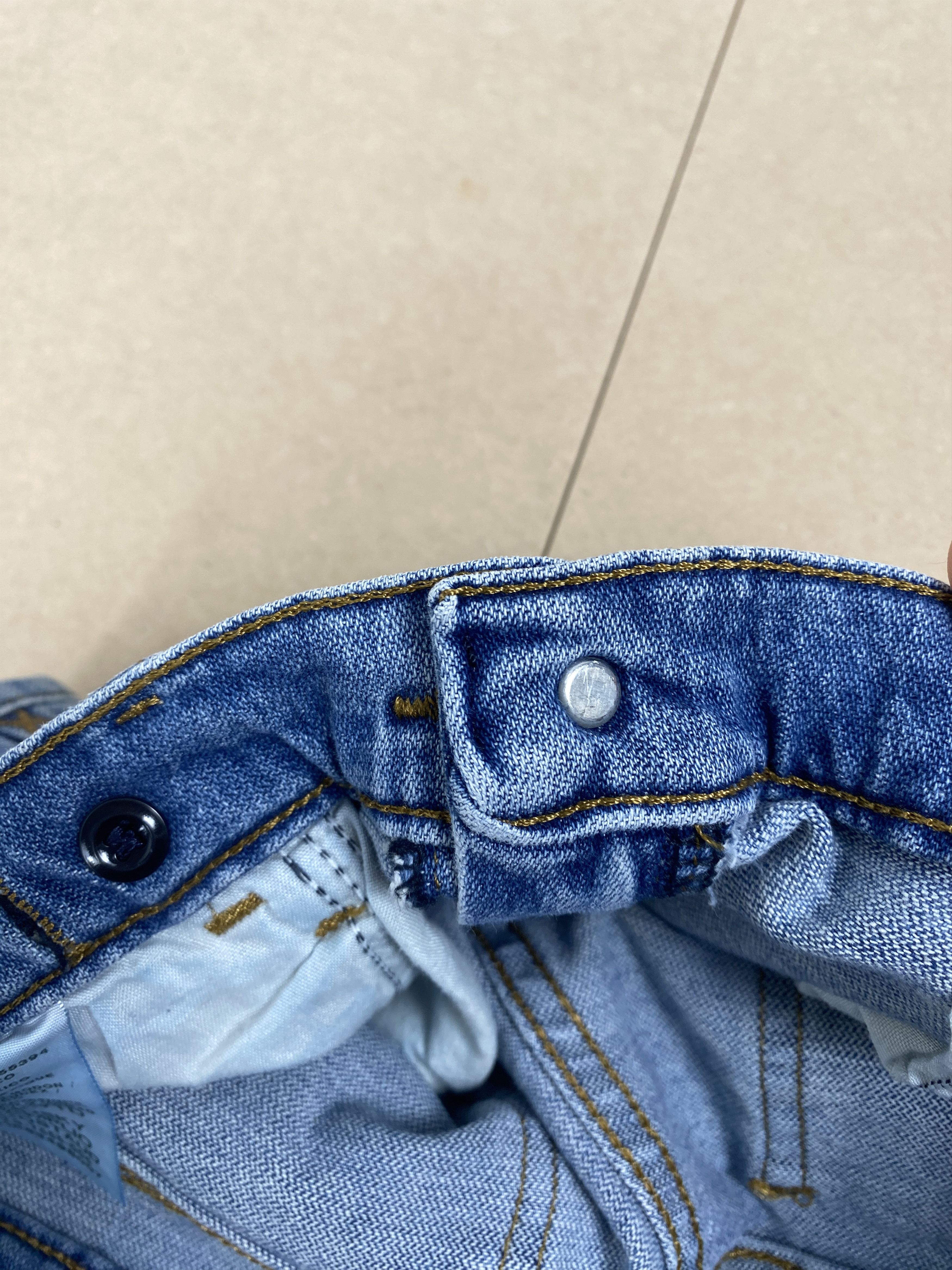Vintage Vintage Wrangler Straight Cut Faded Blue Jeans Size US 28 / EU 44 - 11 Thumbnail