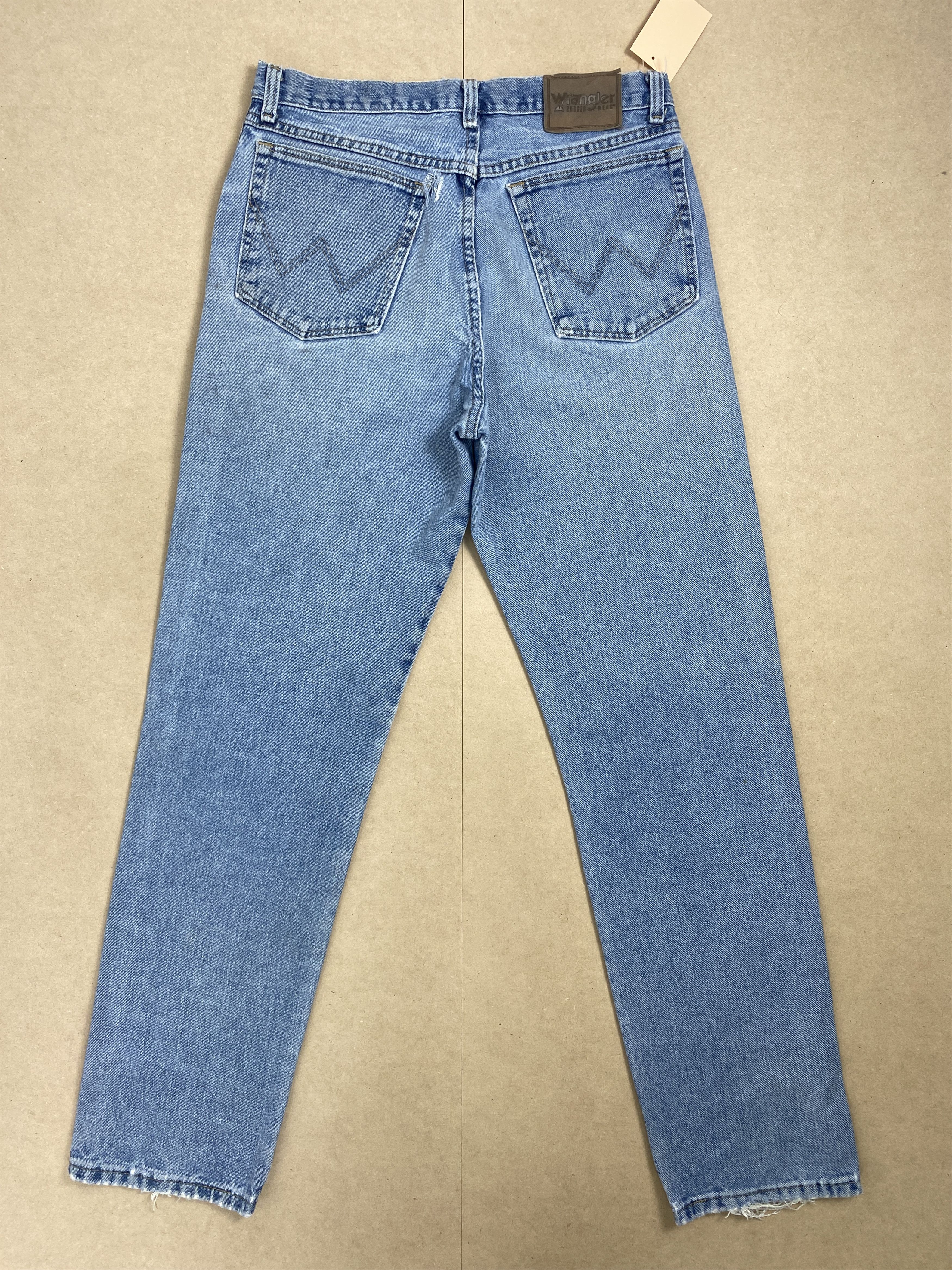 Vintage Vintage 90s WRANGLER Distressed Faded Light Wash Jeans Size US 31 - 5 Thumbnail