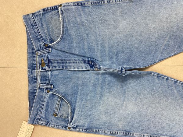Vintage Vintage 90s WRANGLER Distressed Faded Light Wash Jeans | Grailed