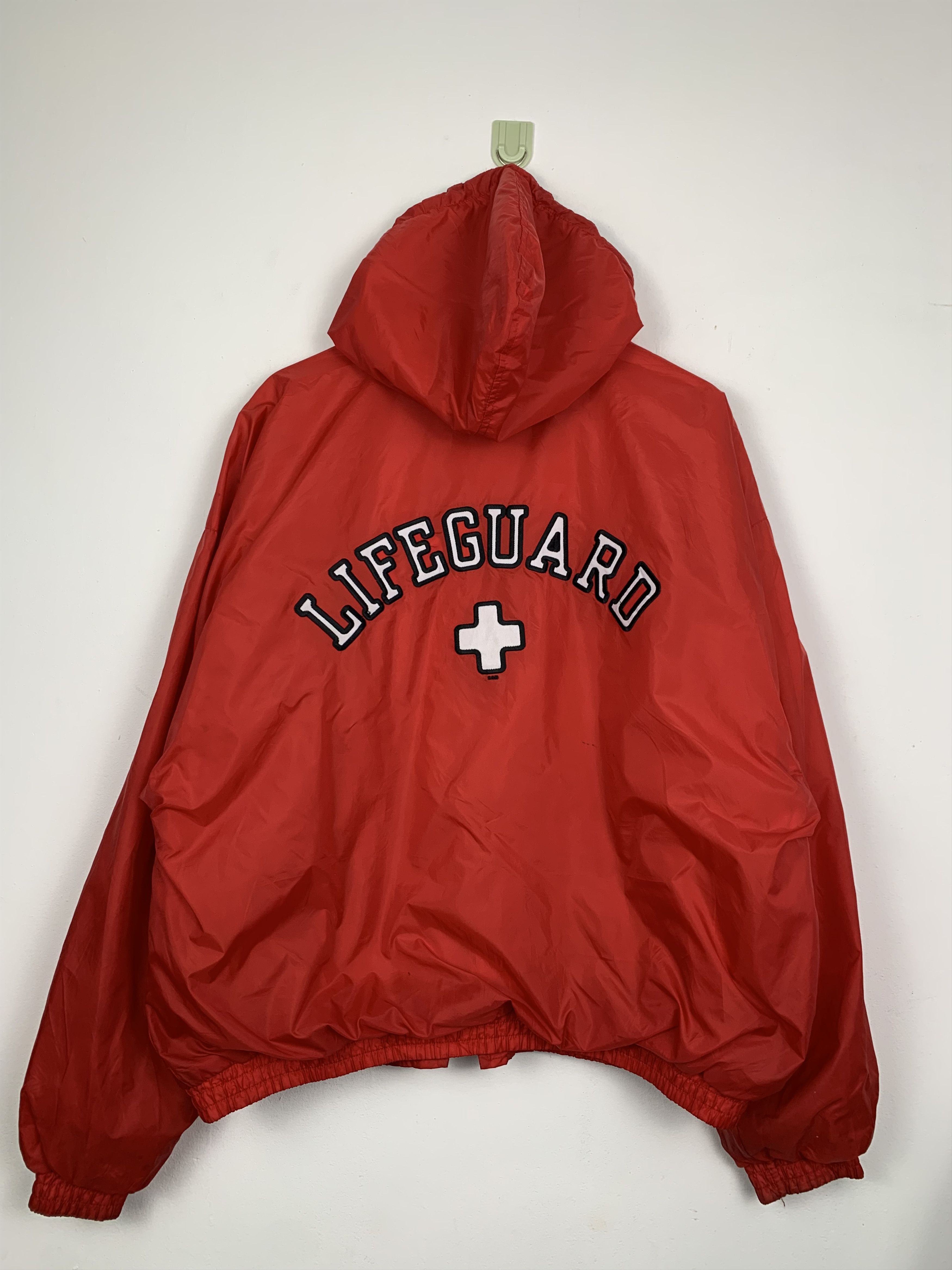 Steve And Barrys Vintage STEVE AND BARRYS LIFEGUARD Windbreaker J0663 Size US L / EU 52-54 / 3 - 13 Thumbnail