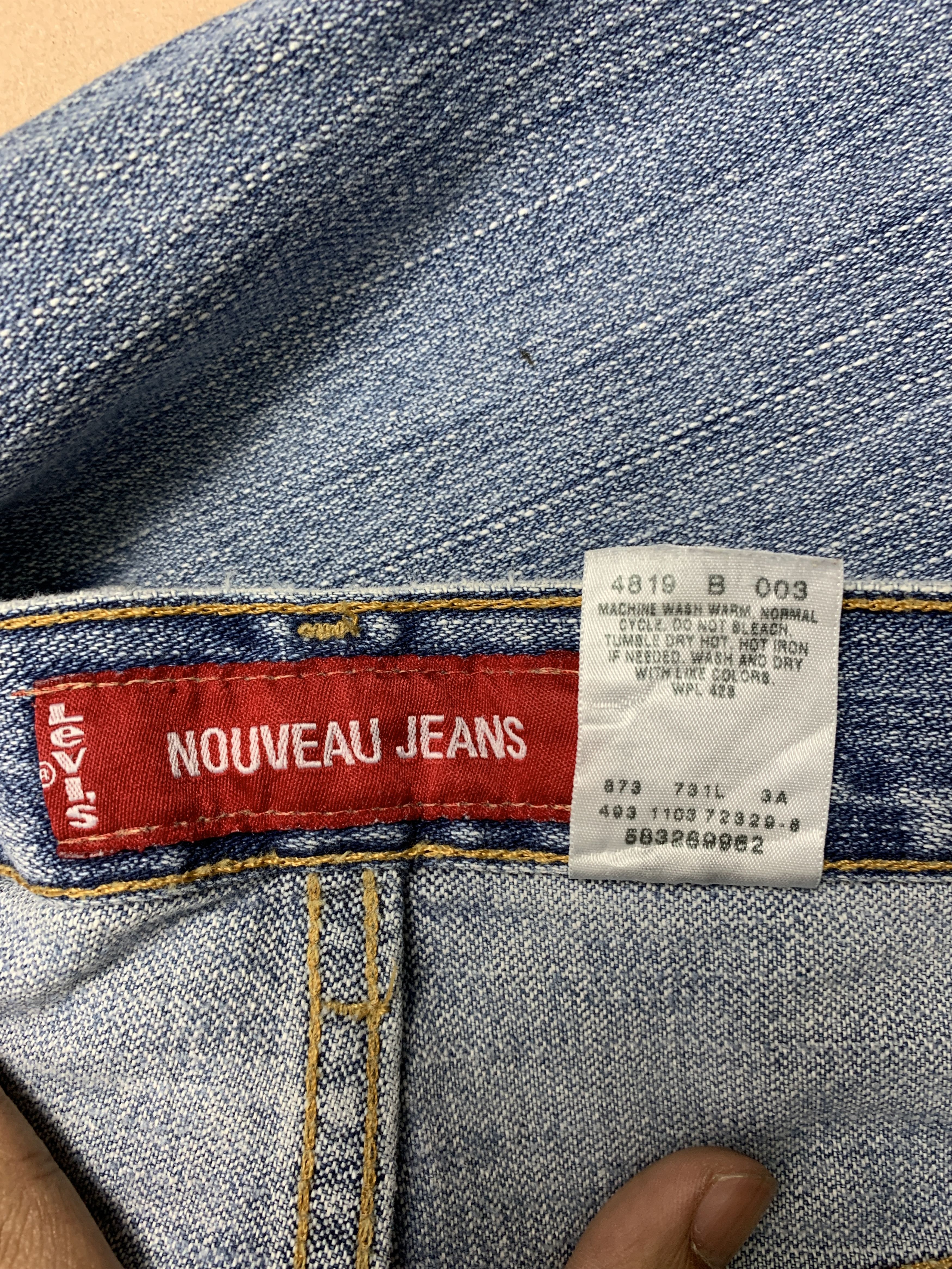 Levi's Vintage Levis Nouveau 3 Quarter Mid Wash Jeans Size US 34 / EU 50 - 12 Thumbnail