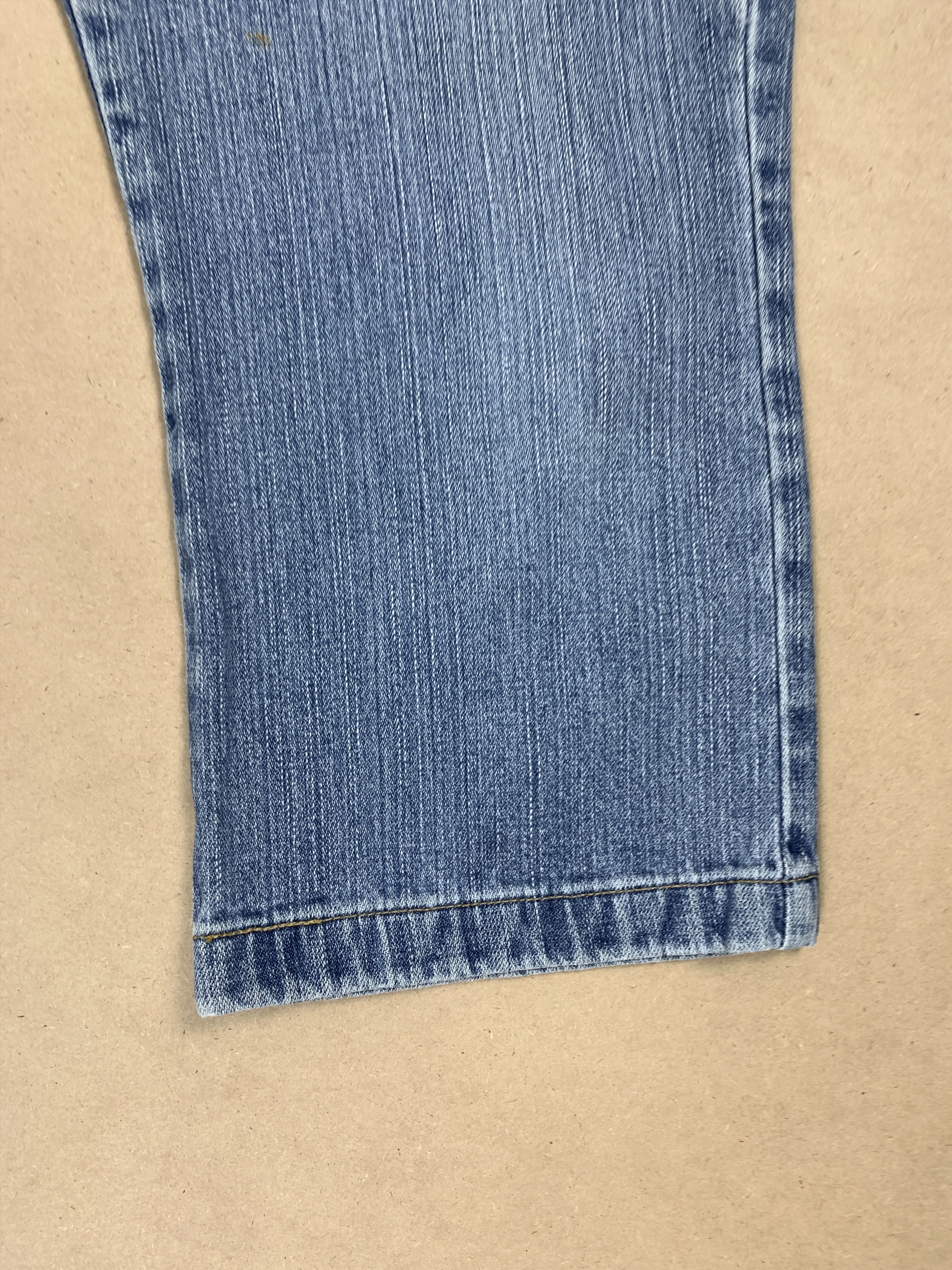 Levi's Vintage Levis Nouveau 3 Quarter Mid Wash Jeans Size US 34 / EU 50 - 4 Thumbnail