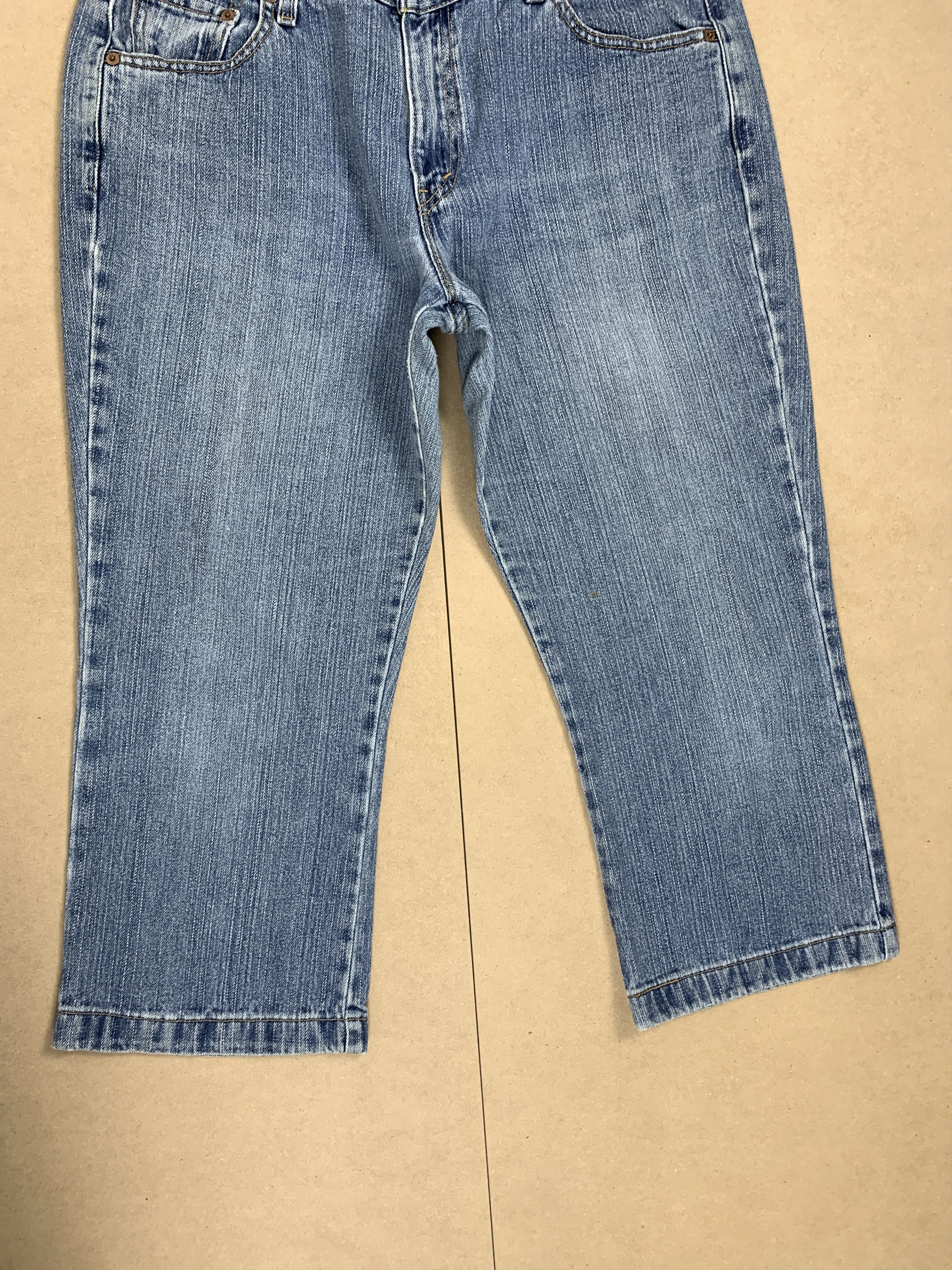 Levi's Vintage Levis Nouveau 3 Quarter Mid Wash Jeans Size US 34 / EU 50 - 3 Thumbnail