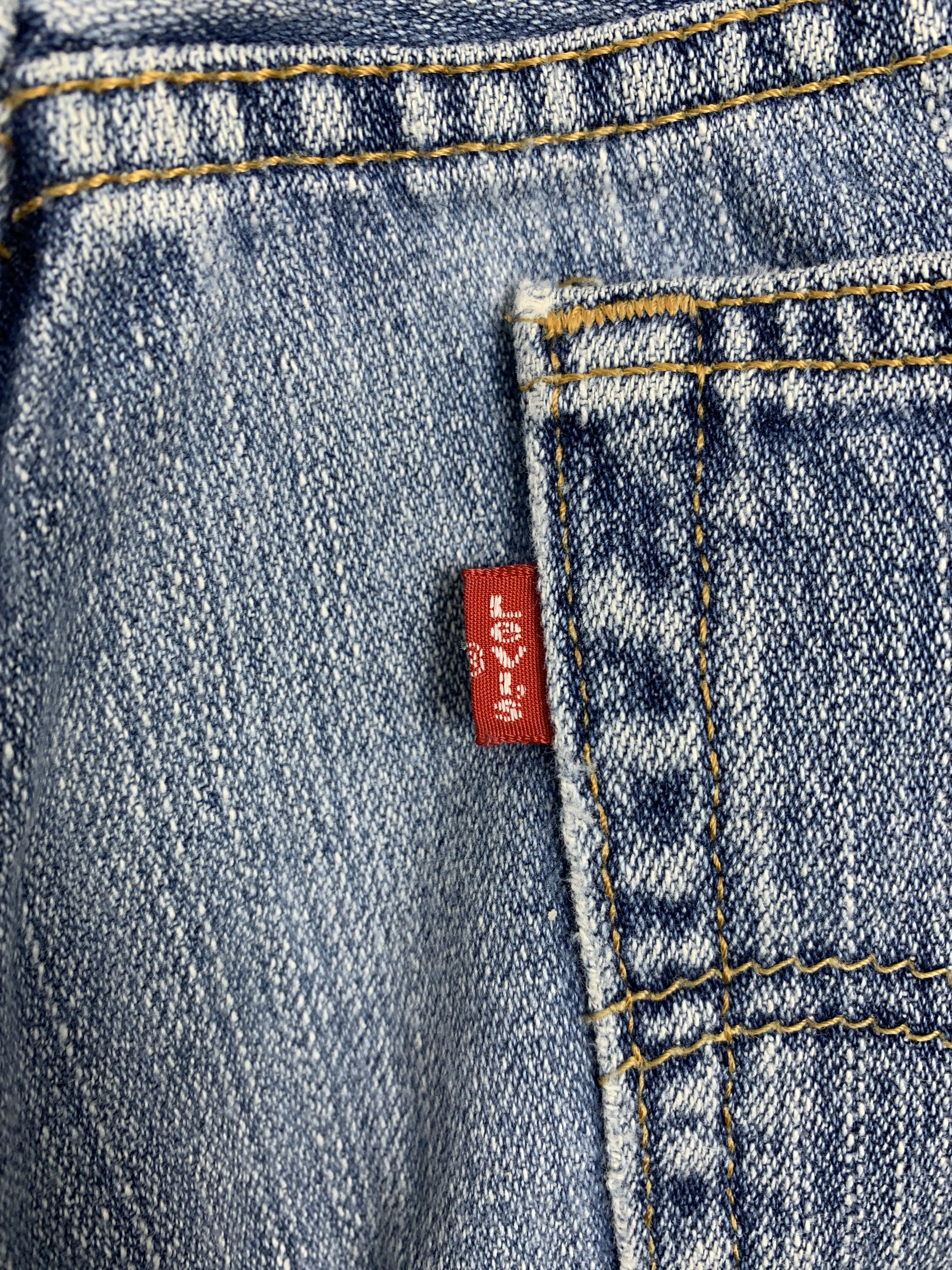 Levi's Vintage Levis Nouveau 3 Quarter Mid Wash Jeans Size US 34 / EU 50 - 11 Thumbnail