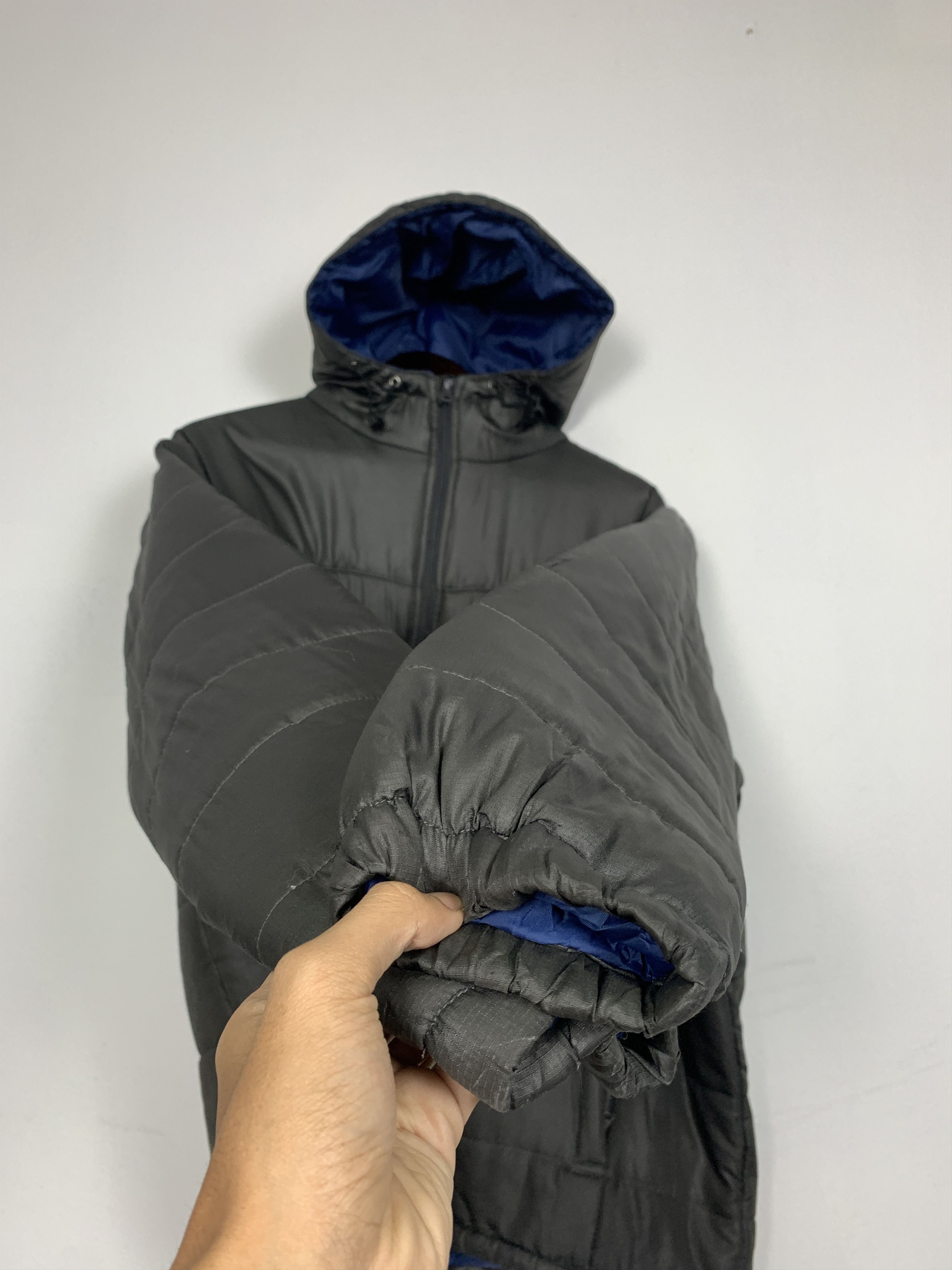 Japanese Brand Vintage Japanese Brand Puffer Hoodie Jacket Size US L / EU 52-54 / 3 - 12 Thumbnail