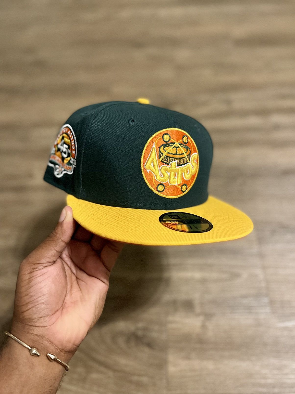 New Era HOF New Era Houston Astros Quack Pack 2 Tone 45th Anni 7 1/8