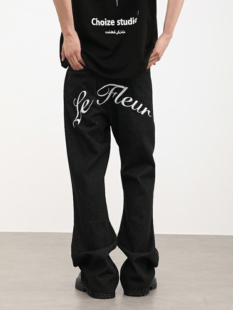 hiphop flare y2k skate jeans