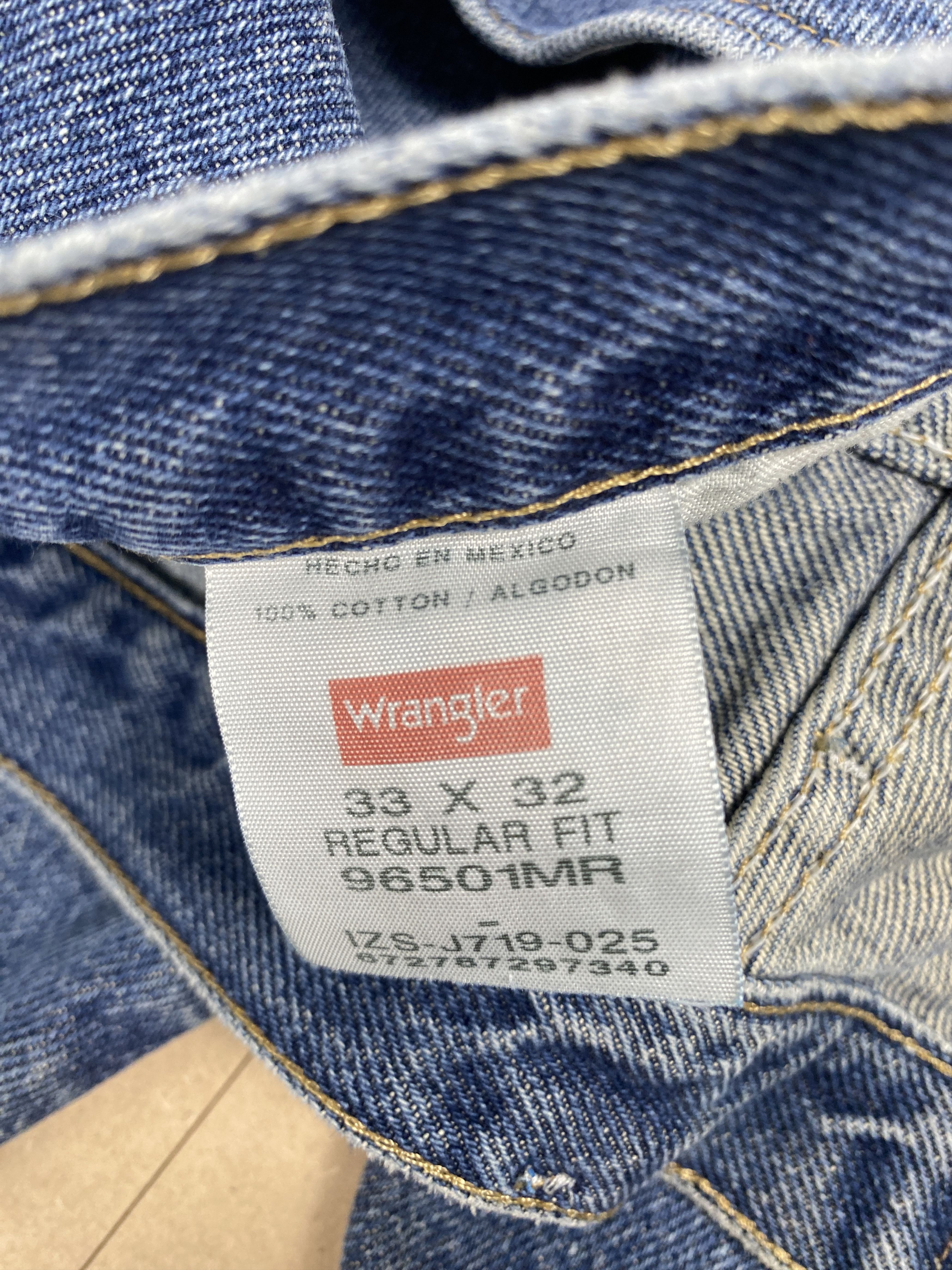 Vintage × Wrangler Vintage Wrangler Straight Cut Faded Blue Jeans Size US 32 / EU 48 - 8 Thumbnail