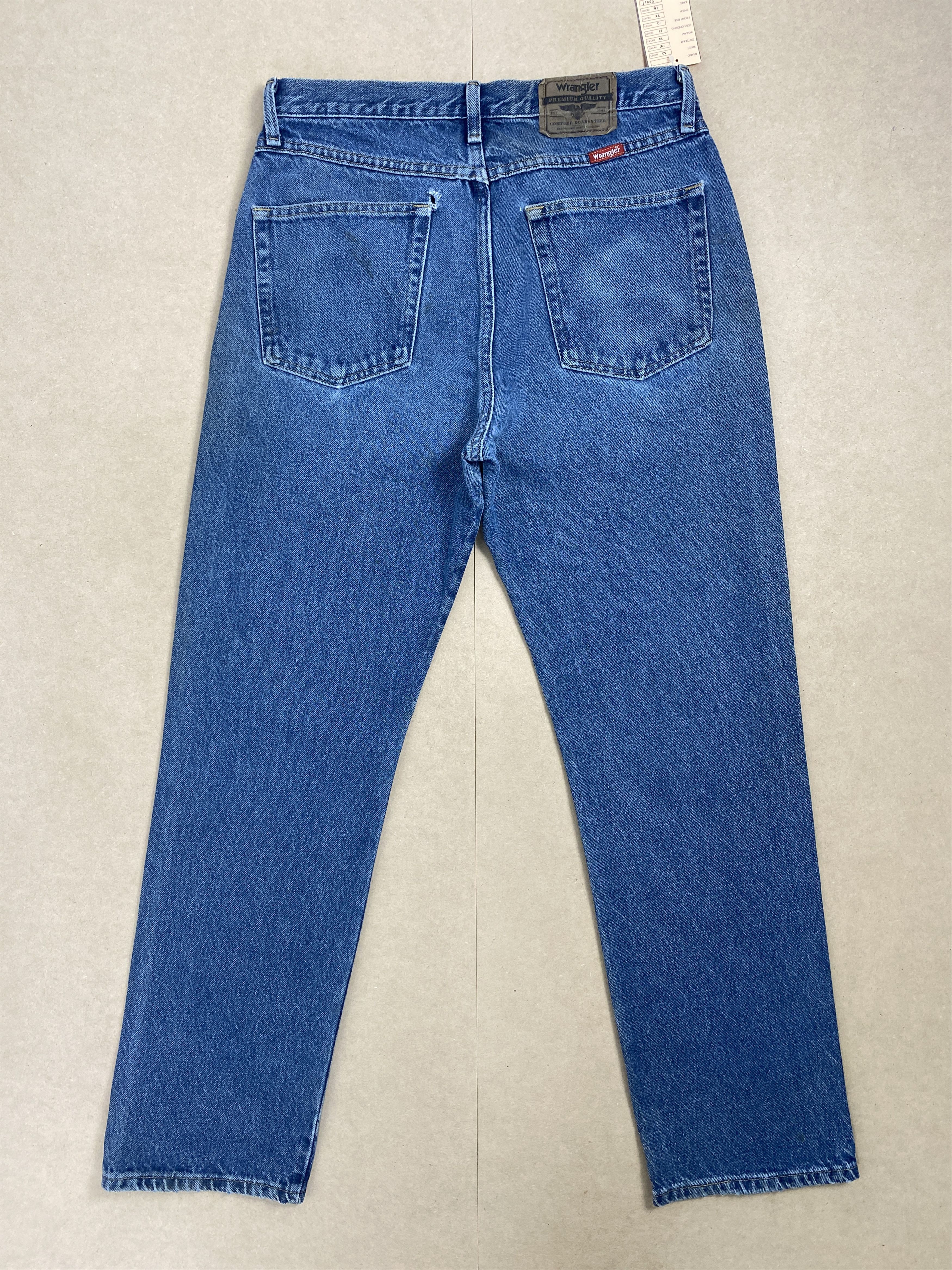 Vintage × Wrangler Vintage Wrangler Straight Cut Faded Blue Jeans Size US 32 / EU 48 - 5 Thumbnail