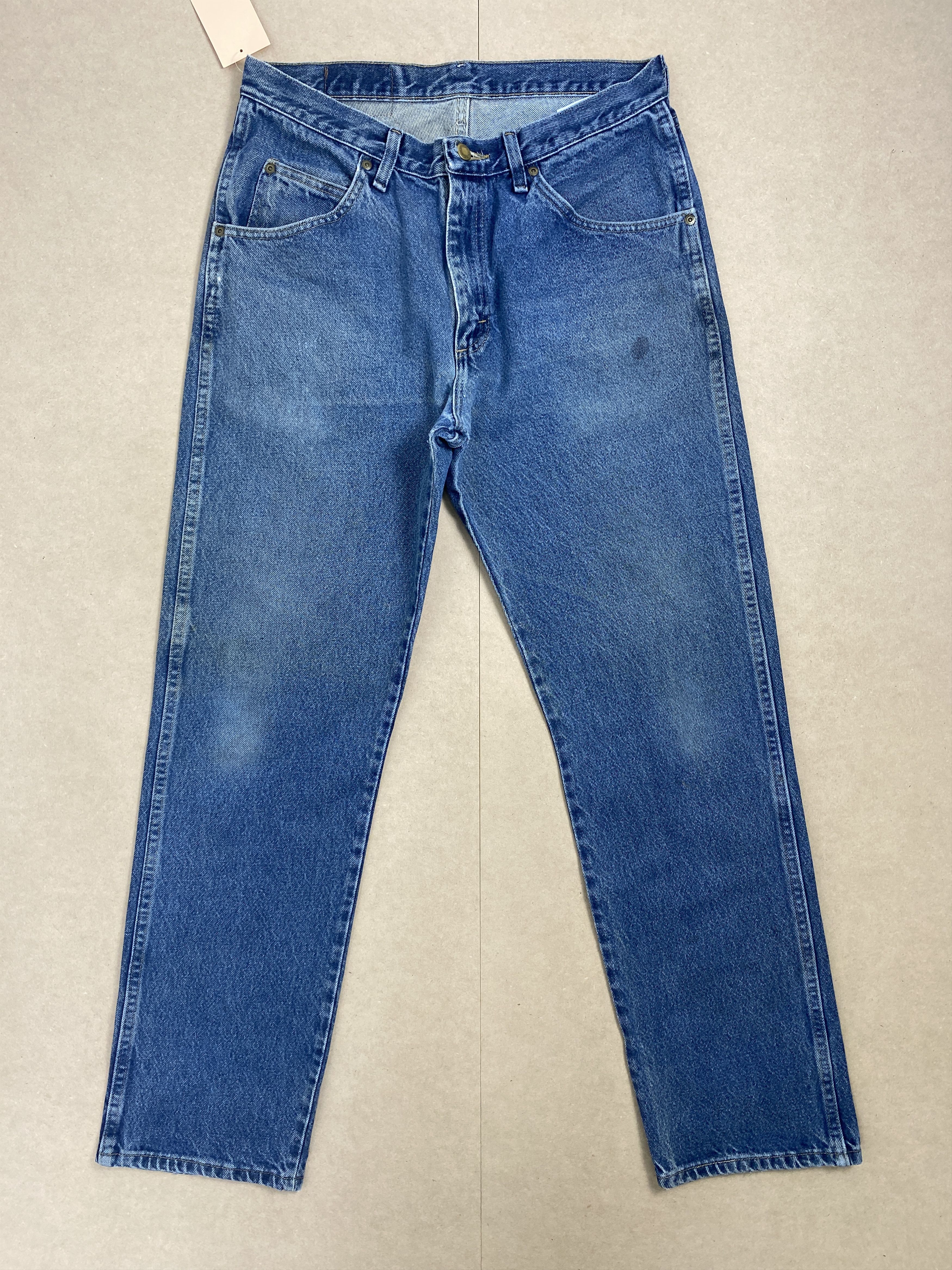 Vintage × Wrangler Vintage Wrangler Straight Cut Faded Blue Jeans Size US 32 / EU 48 - 1 Thumbnail