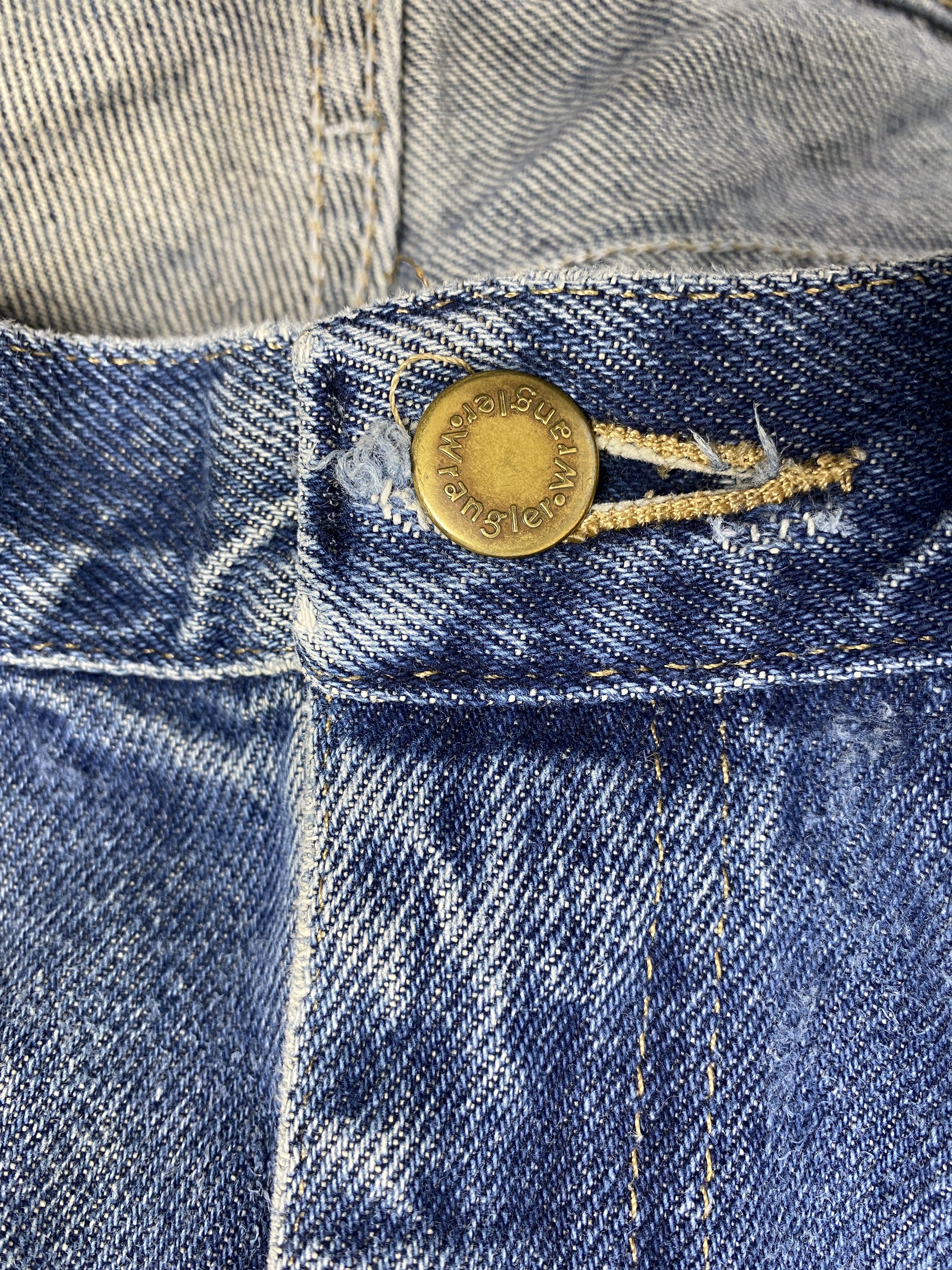 Vintage × Wrangler Vintage Wrangler Straight Cut Faded Blue Jeans Size US 32 / EU 48 - 11 Thumbnail