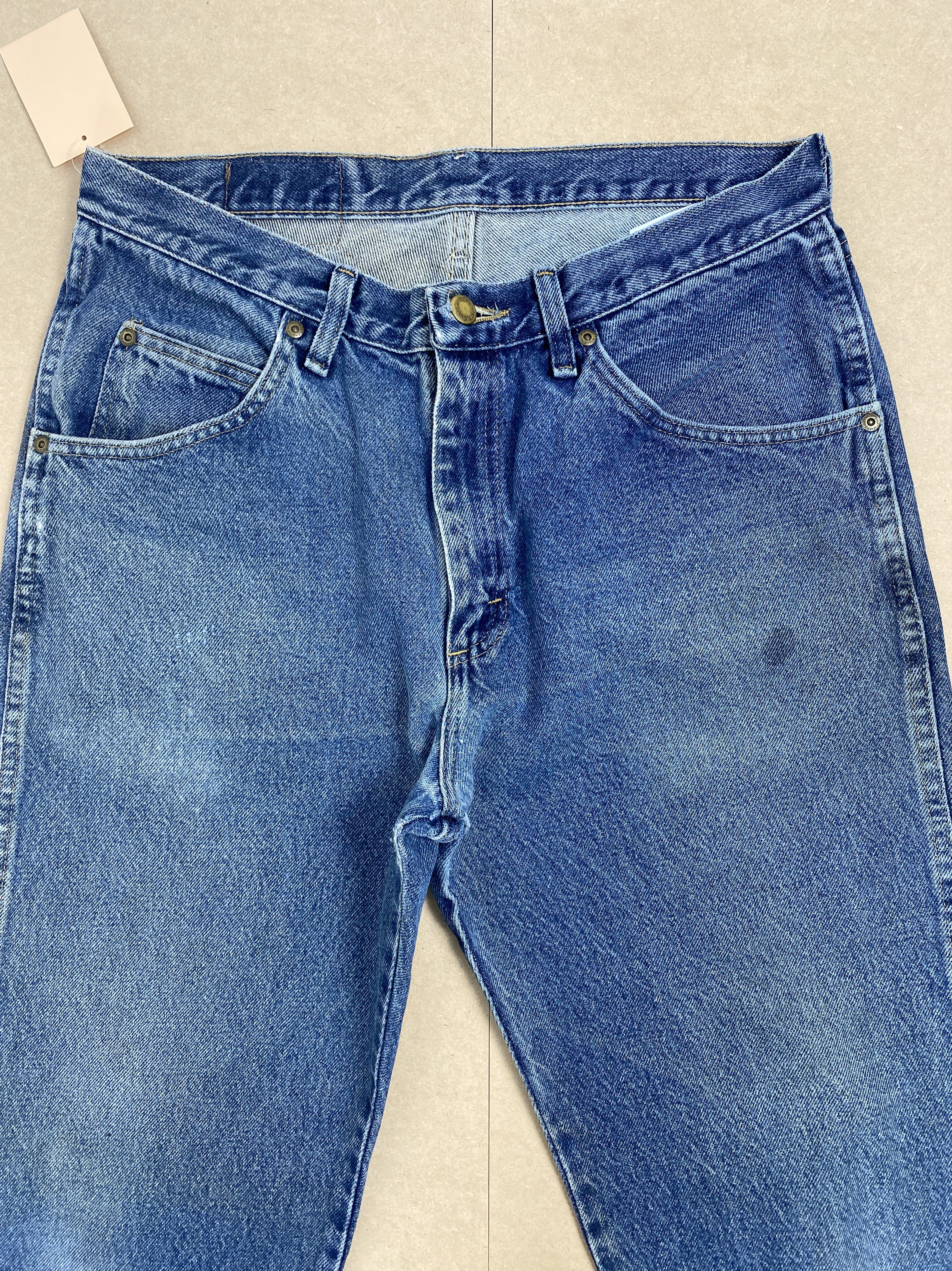 Vintage × Wrangler Vintage Wrangler Straight Cut Faded Blue Jeans Size US 32 / EU 48 - 2 Thumbnail
