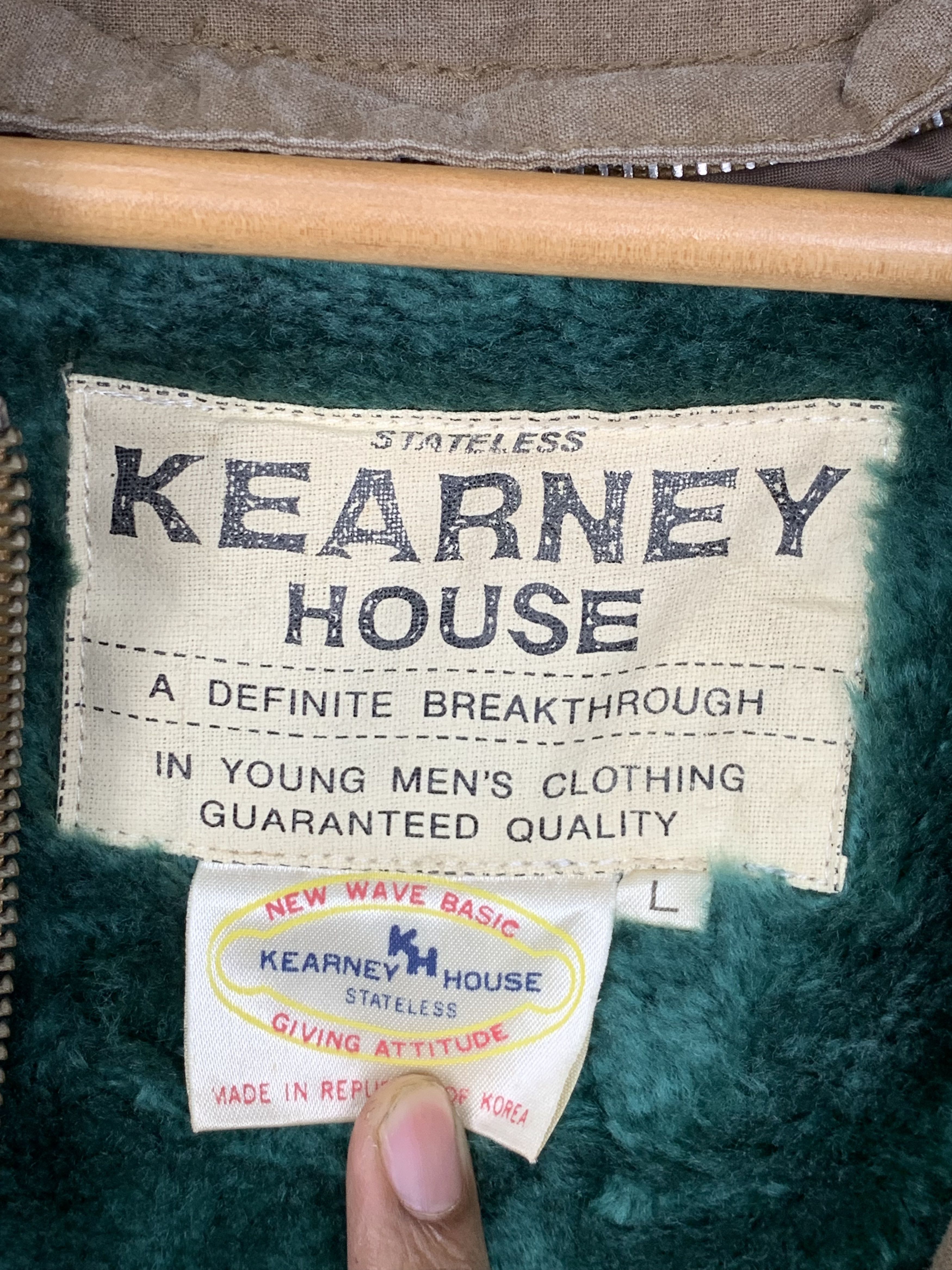 Japanese Brand Vintage KEARNEY HOUSE Sherpa Lining Jacket J0688 Size US M / EU 48-50 / 2 - 11 Thumbnail