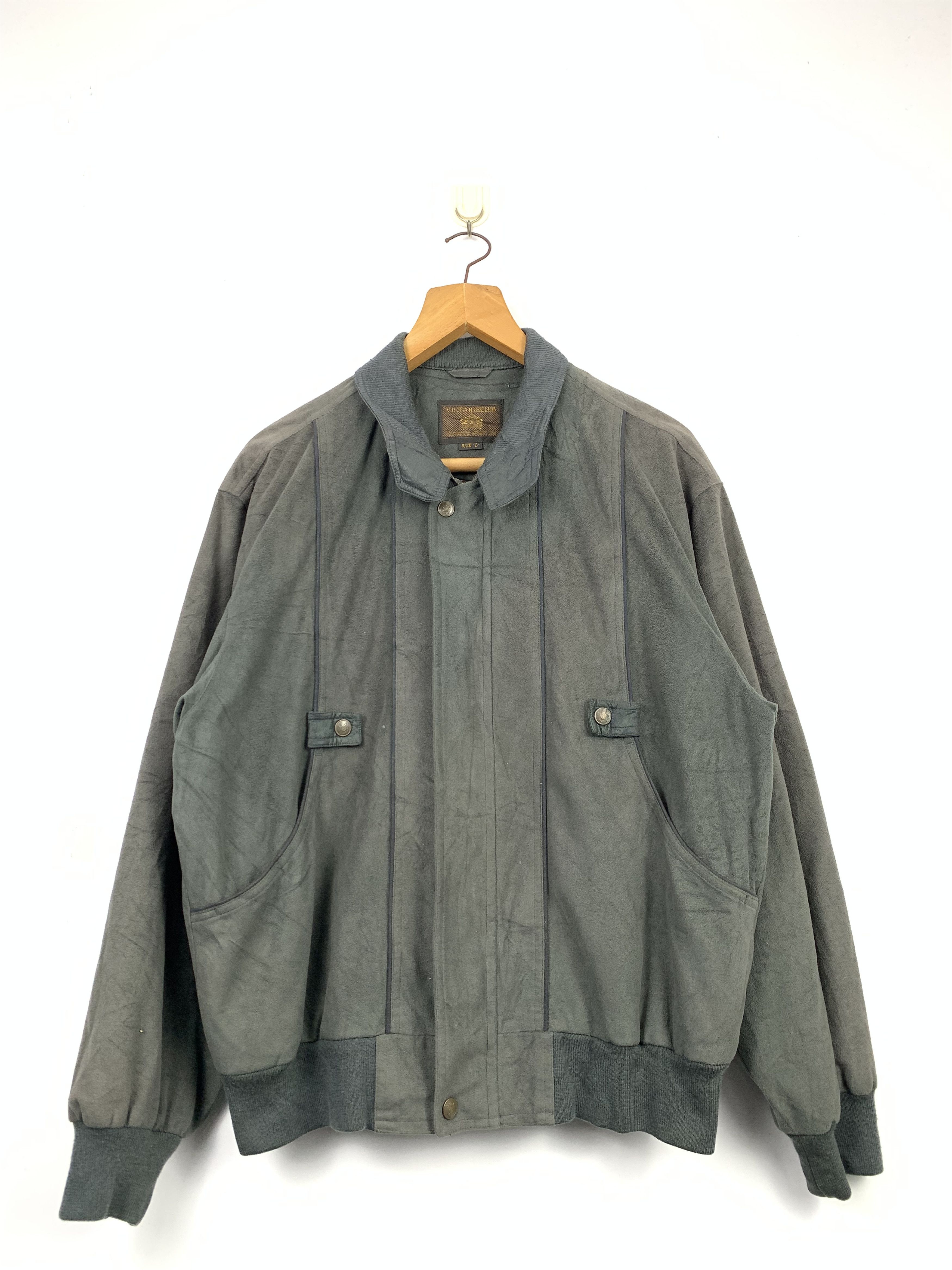 Japanese Brand Vintage 90S Vintage Club Jacket Nice Design Lining J0279 Size US M / EU 48-50 / 2 - 1 Thumbnail
