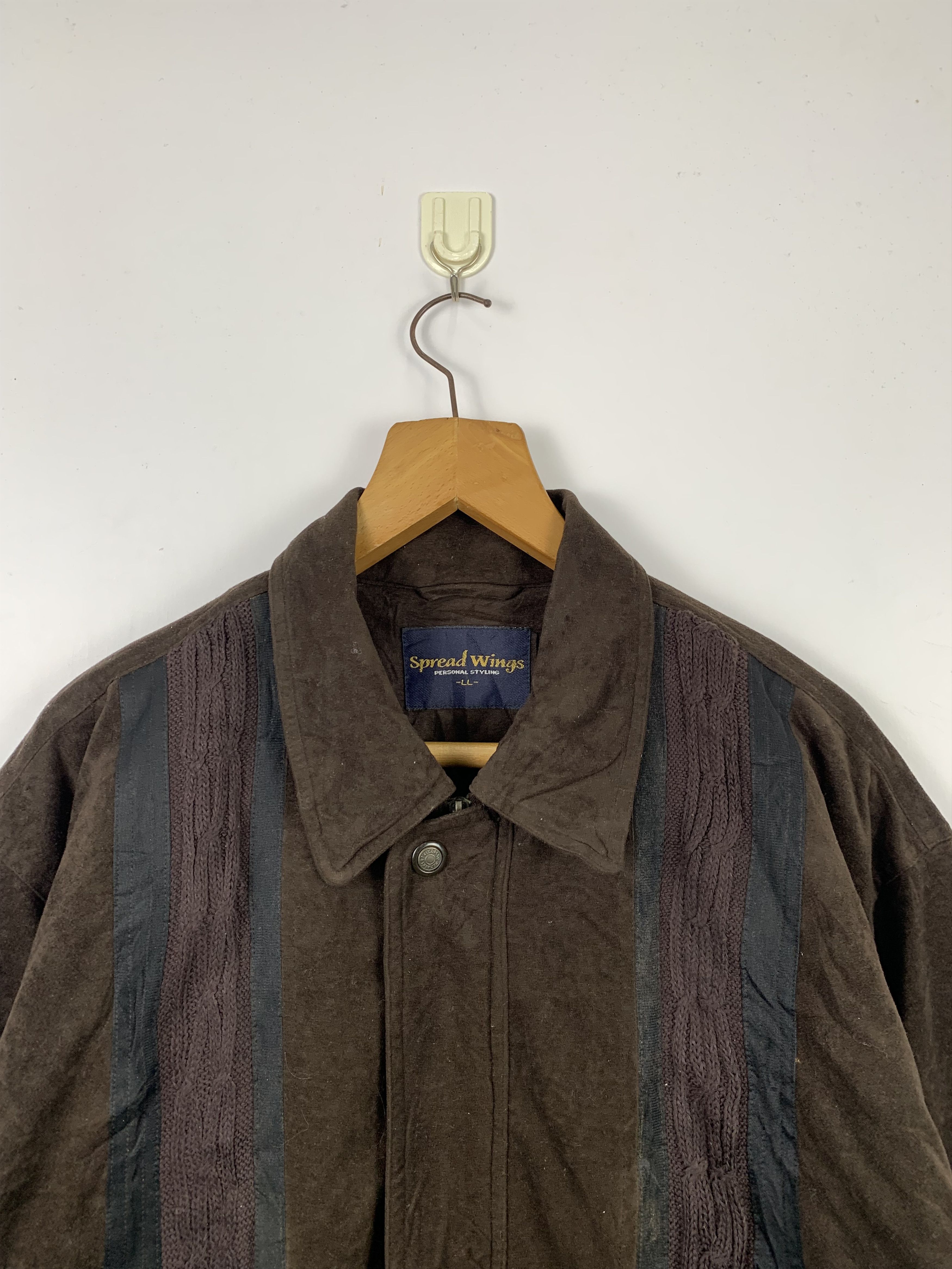 Japanese Brand Vintage Spread Wings Bombers Jacket J0442 Size US L / EU 52-54 / 3 - 2 Thumbnail