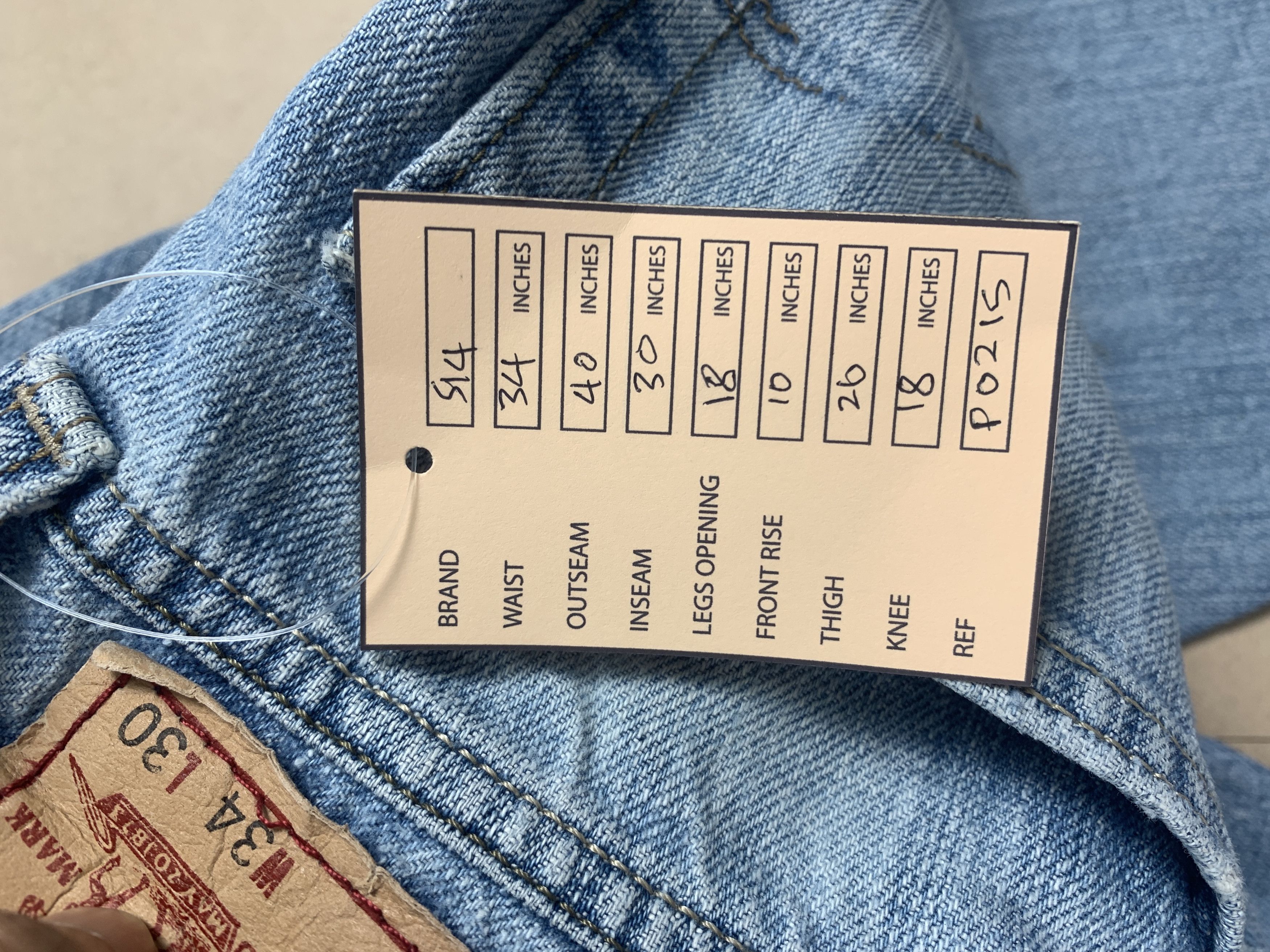 Levi's Vintage Levis 514 Straight Cut Faded Mid Wash Jeans Size US 34 / EU 50 - 21 Thumbnail