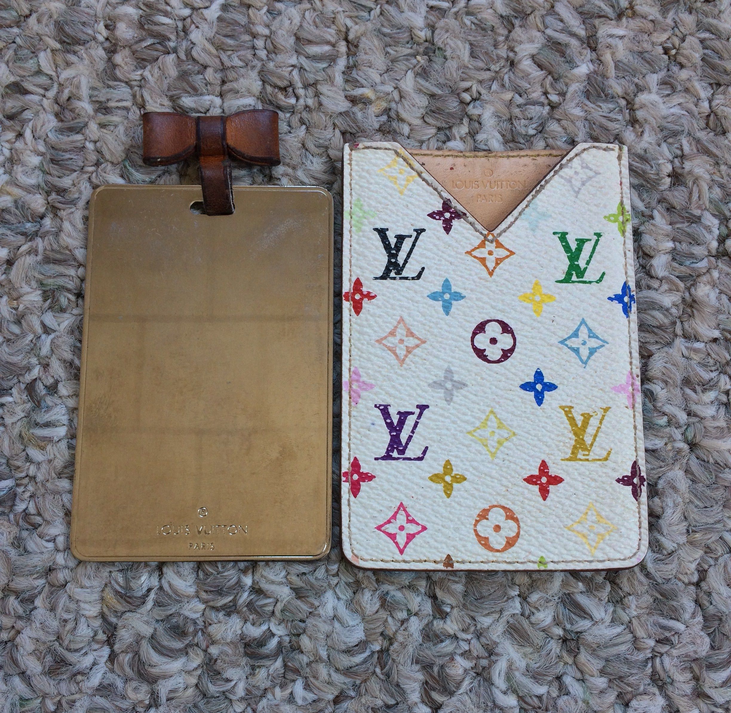 Louis Vuitton × Takashi Murakami S/S 2003 Vuitton x Murakami Monogram Card Holder+Mirror Size ONE SIZE - 4 Thumbnail