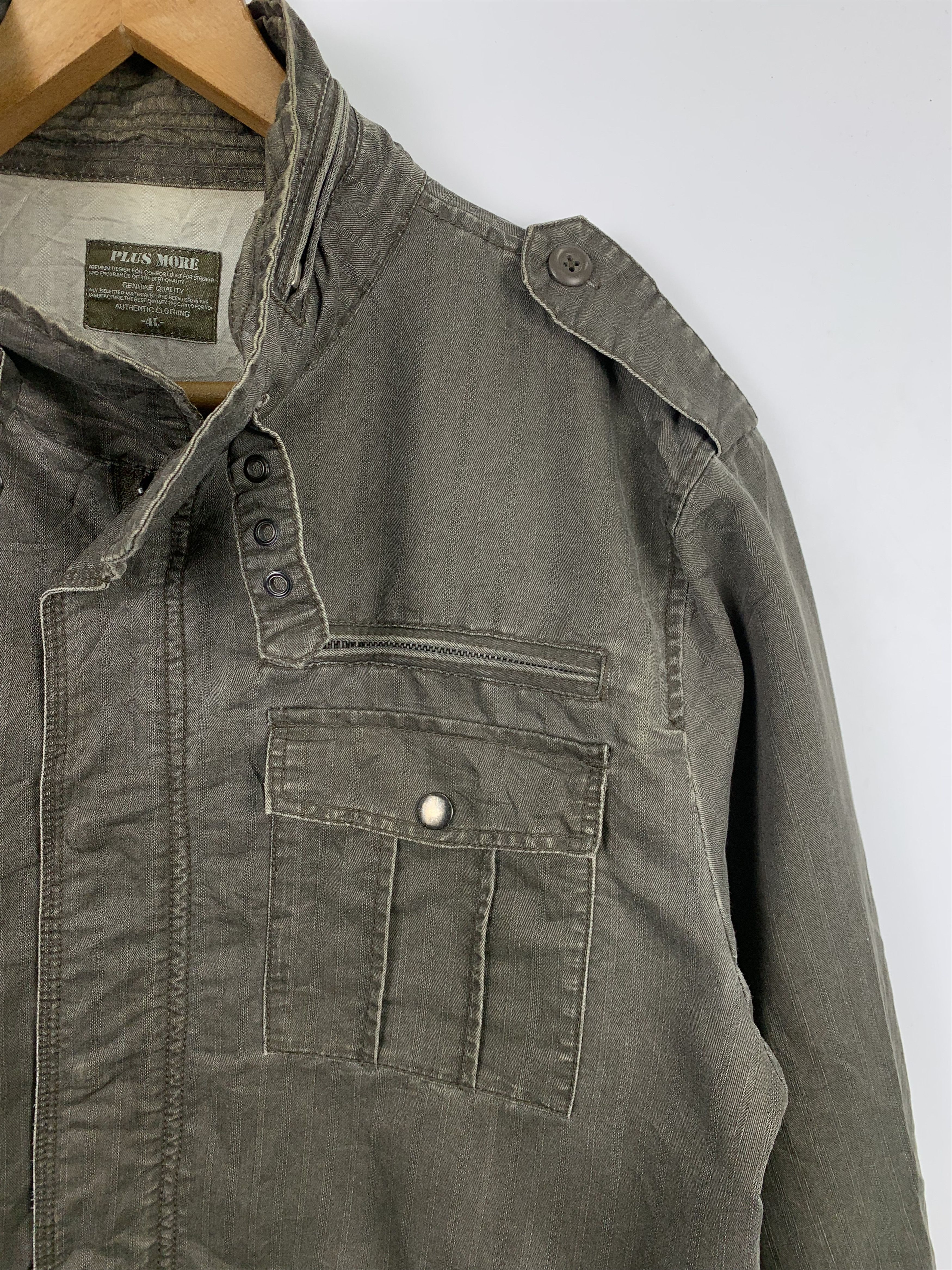 Japanese Brand Vintage Rugged Plus More Military Multi Pocket Jacket J0393 Size US M / EU 48-50 / 2 - 4 Thumbnail