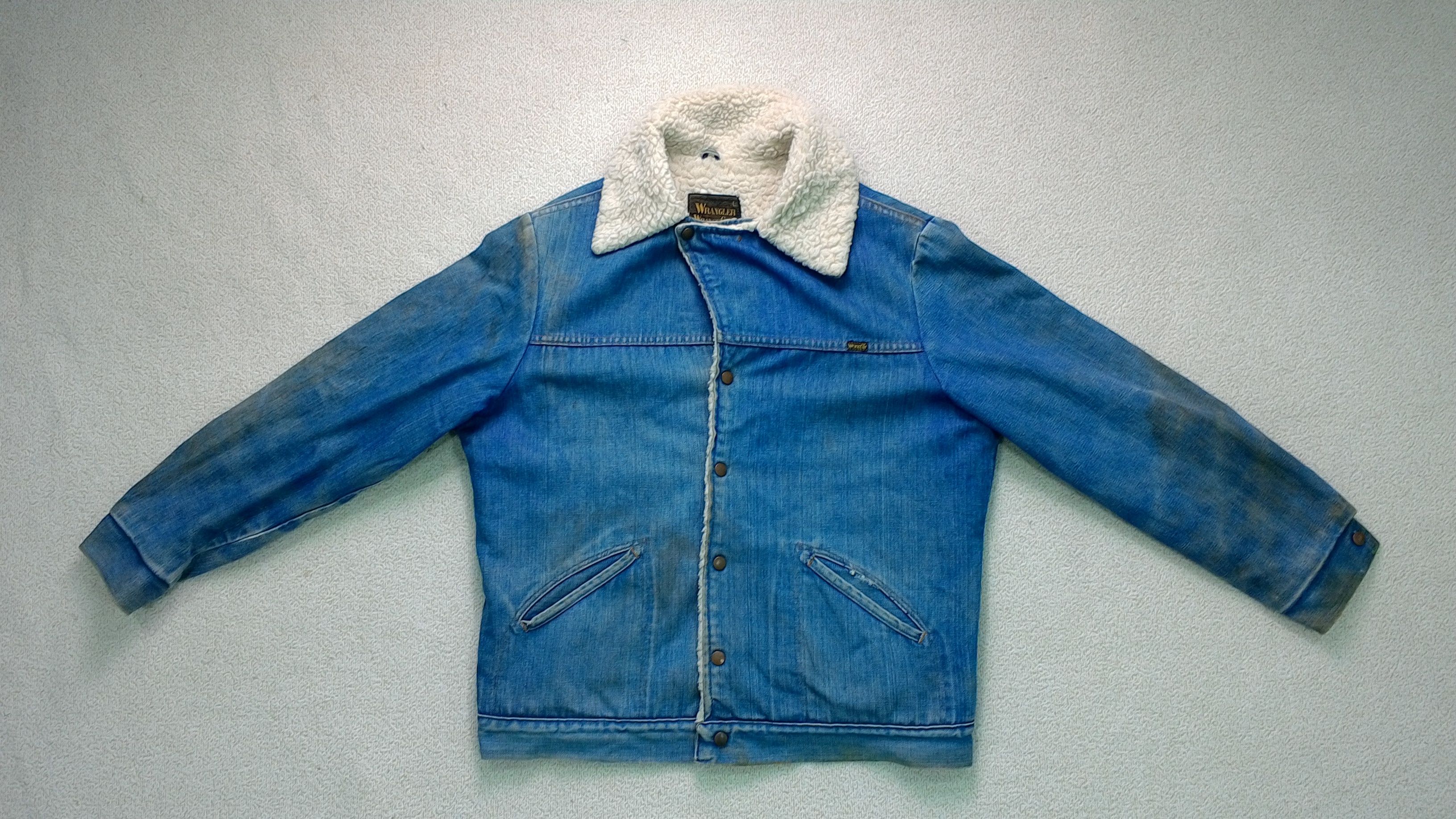 Vintage Vintage Wrangler Denim Jacket Size US L / EU 52-54 / 3 - 3 Thumbnail