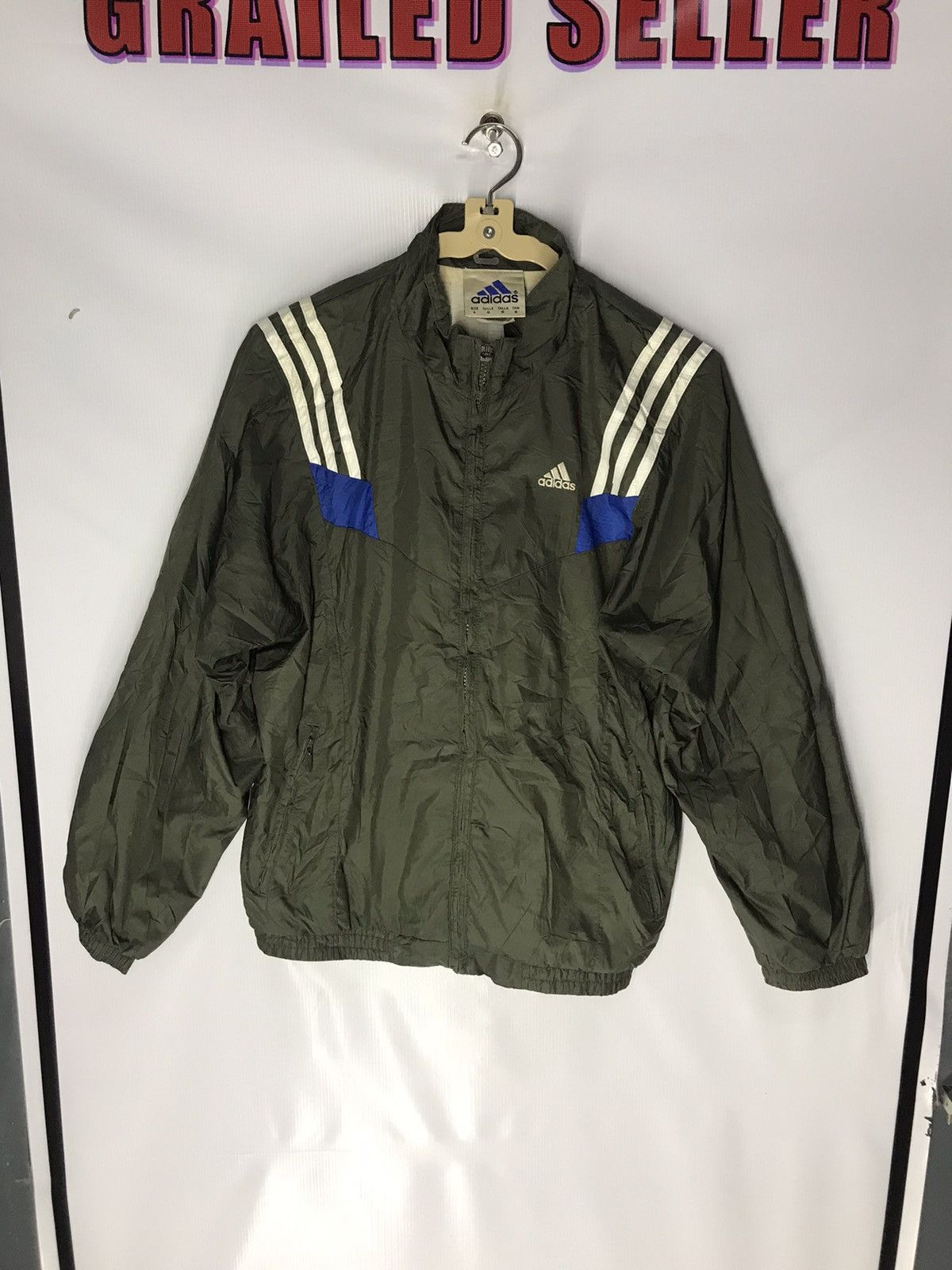 Adidas × Vintage Vintage adidas zipper jacket Size US L / EU 52-54 / 3 - 4 Thumbnail