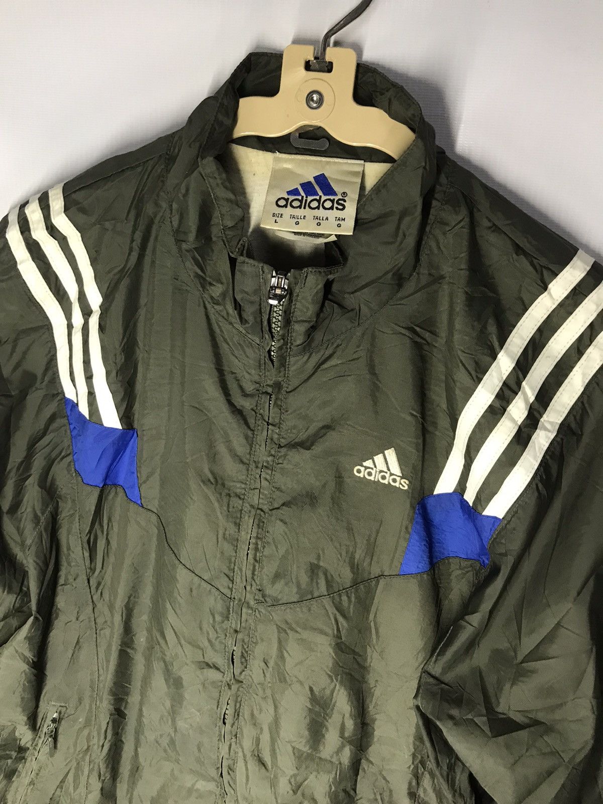 Adidas × Vintage Vintage adidas zipper jacket Size US L / EU 52-54 / 3 - 3 Thumbnail