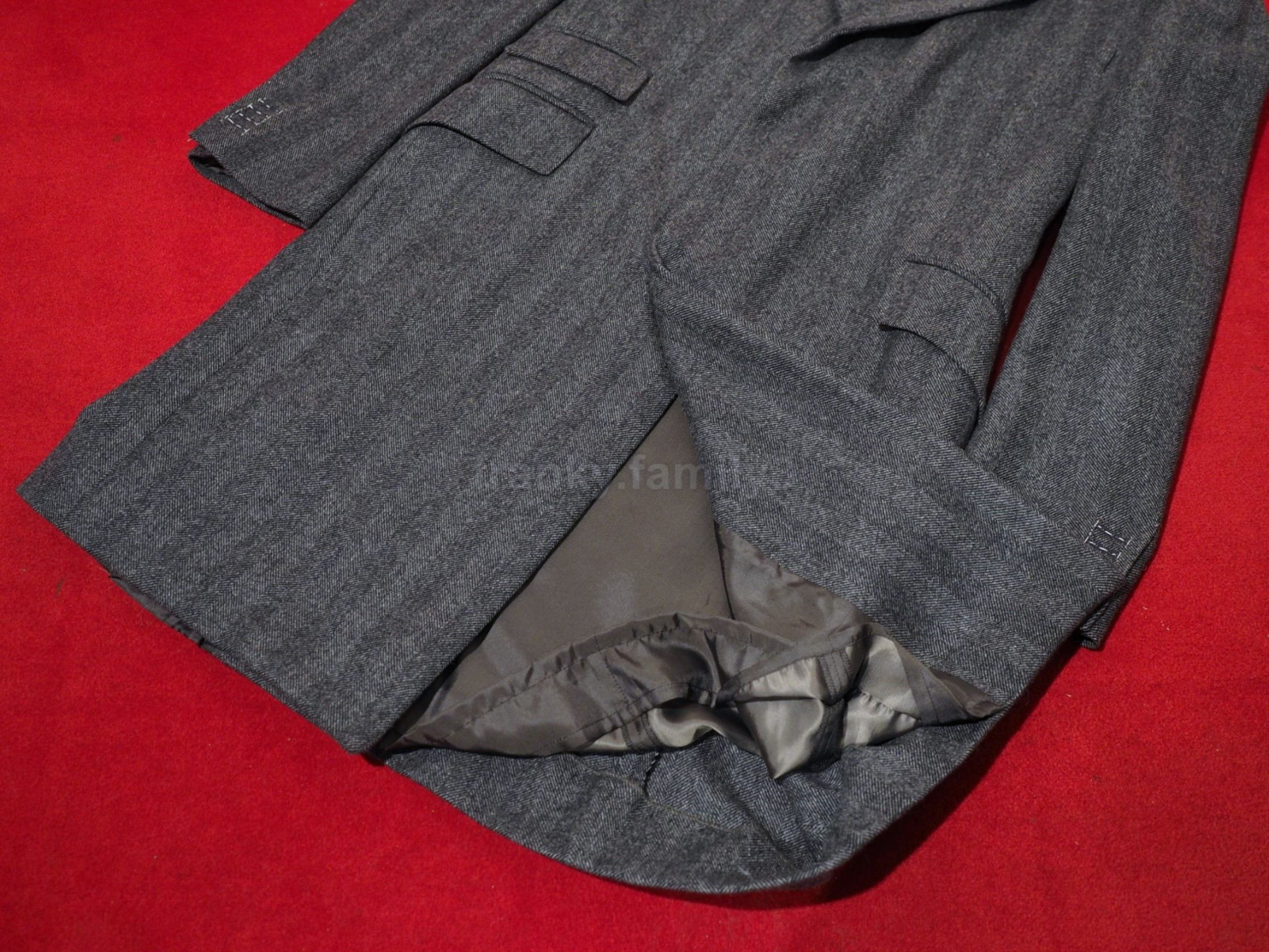 Maison Margiela coat margiela Herringbone gray hide button Size US M / EU 48-50 / 2 - 17 Thumbnail