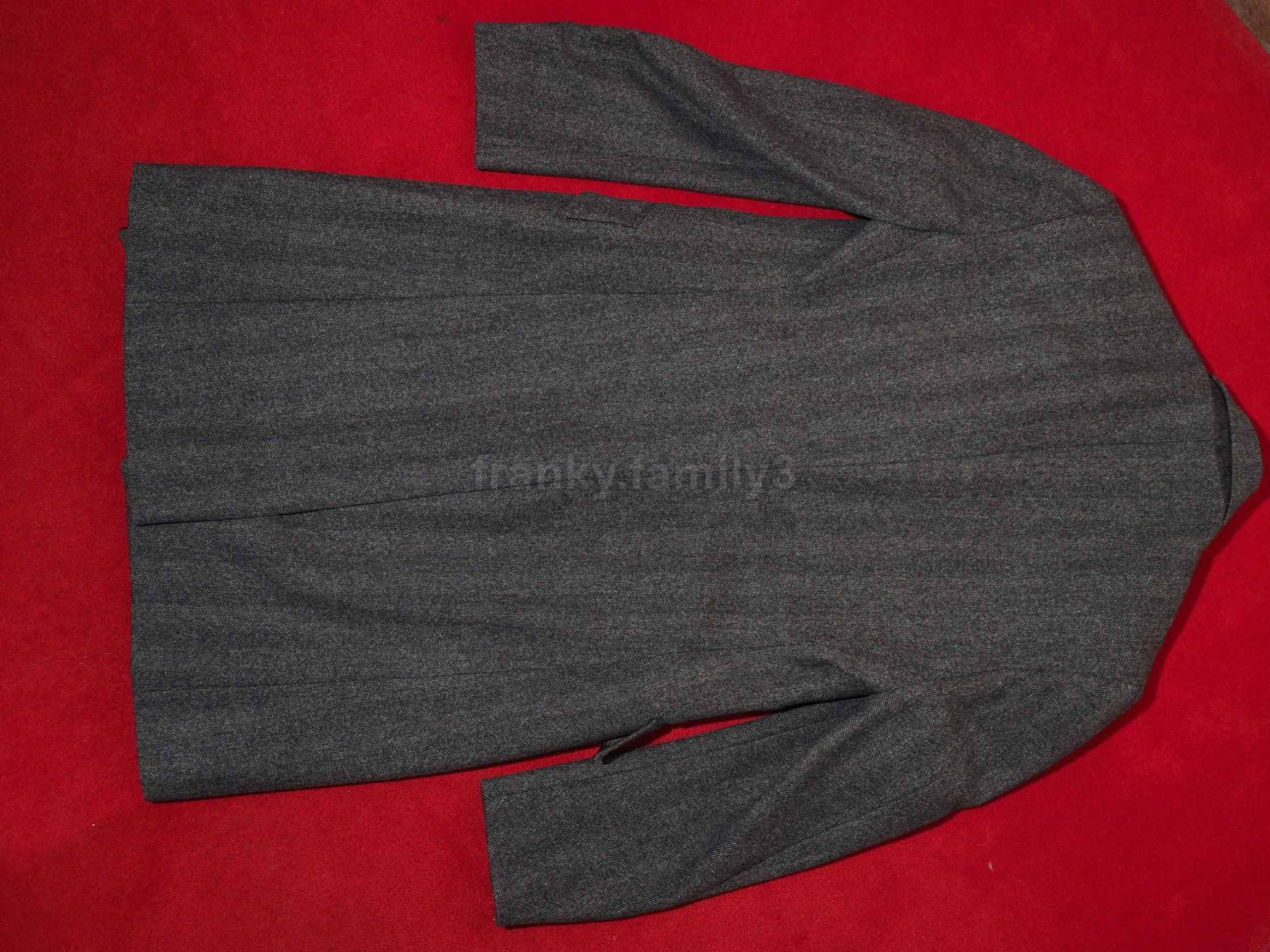Maison Margiela coat margiela Herringbone gray hide button Size US M / EU 48-50 / 2 - 19 Thumbnail
