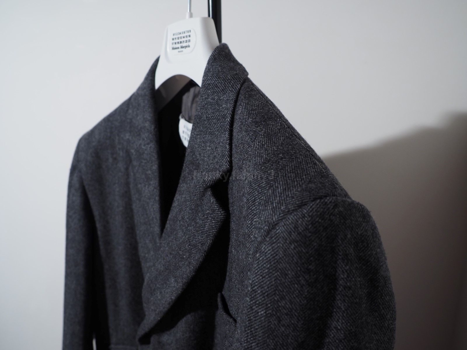 Maison Margiela coat margiela Herringbone gray hide button Size US M / EU 48-50 / 2 - 8 Thumbnail