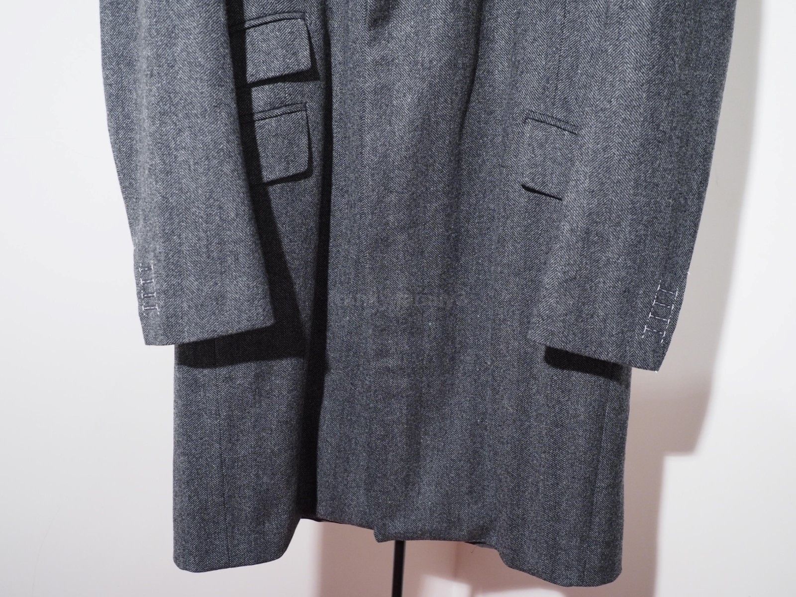 Maison Margiela coat margiela Herringbone gray hide button Size US M / EU 48-50 / 2 - 5 Thumbnail