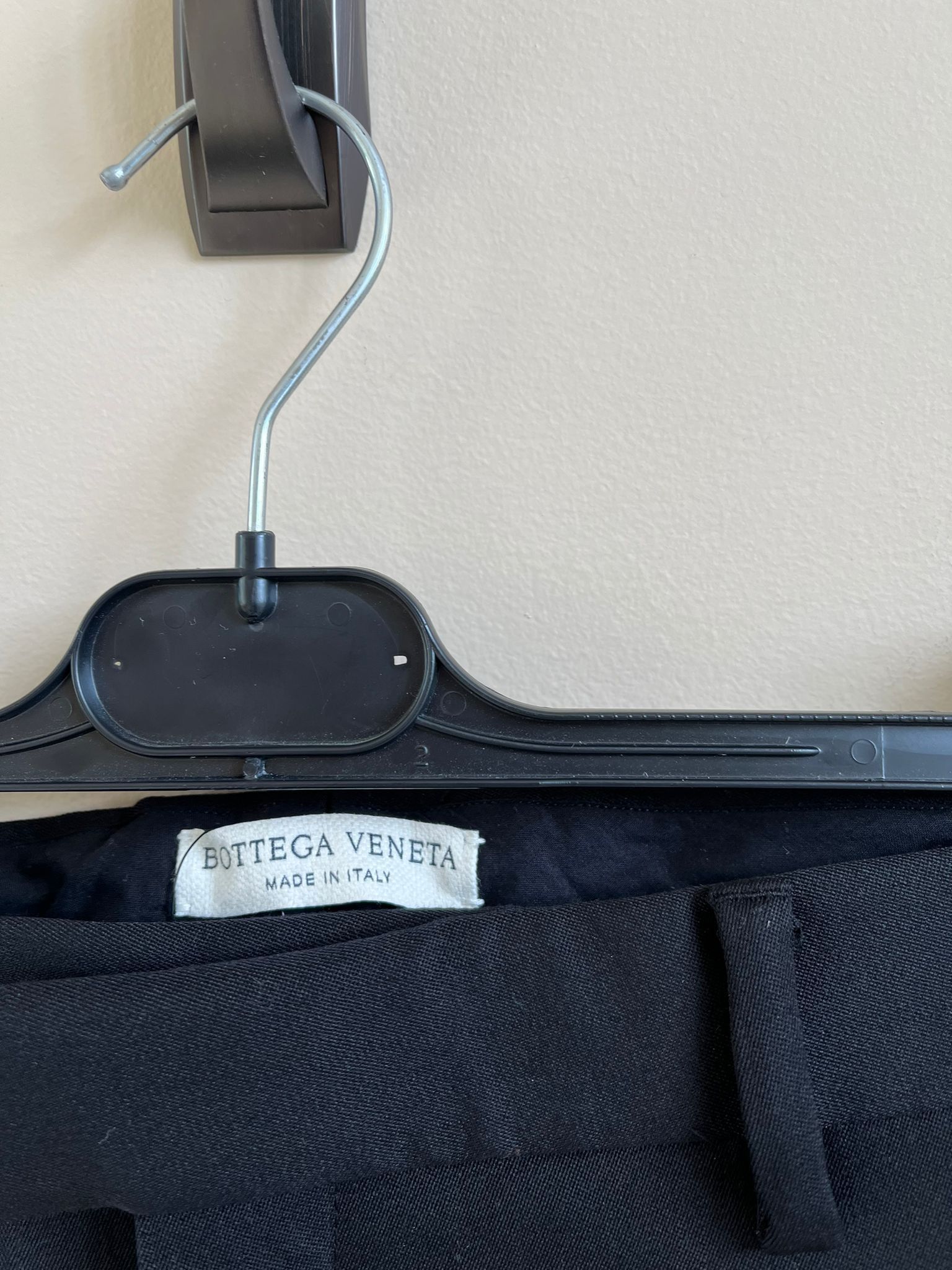 Bottega Veneta Compact Wool Pants in Nero Size US 32 / EU 48 - 9 Thumbnail