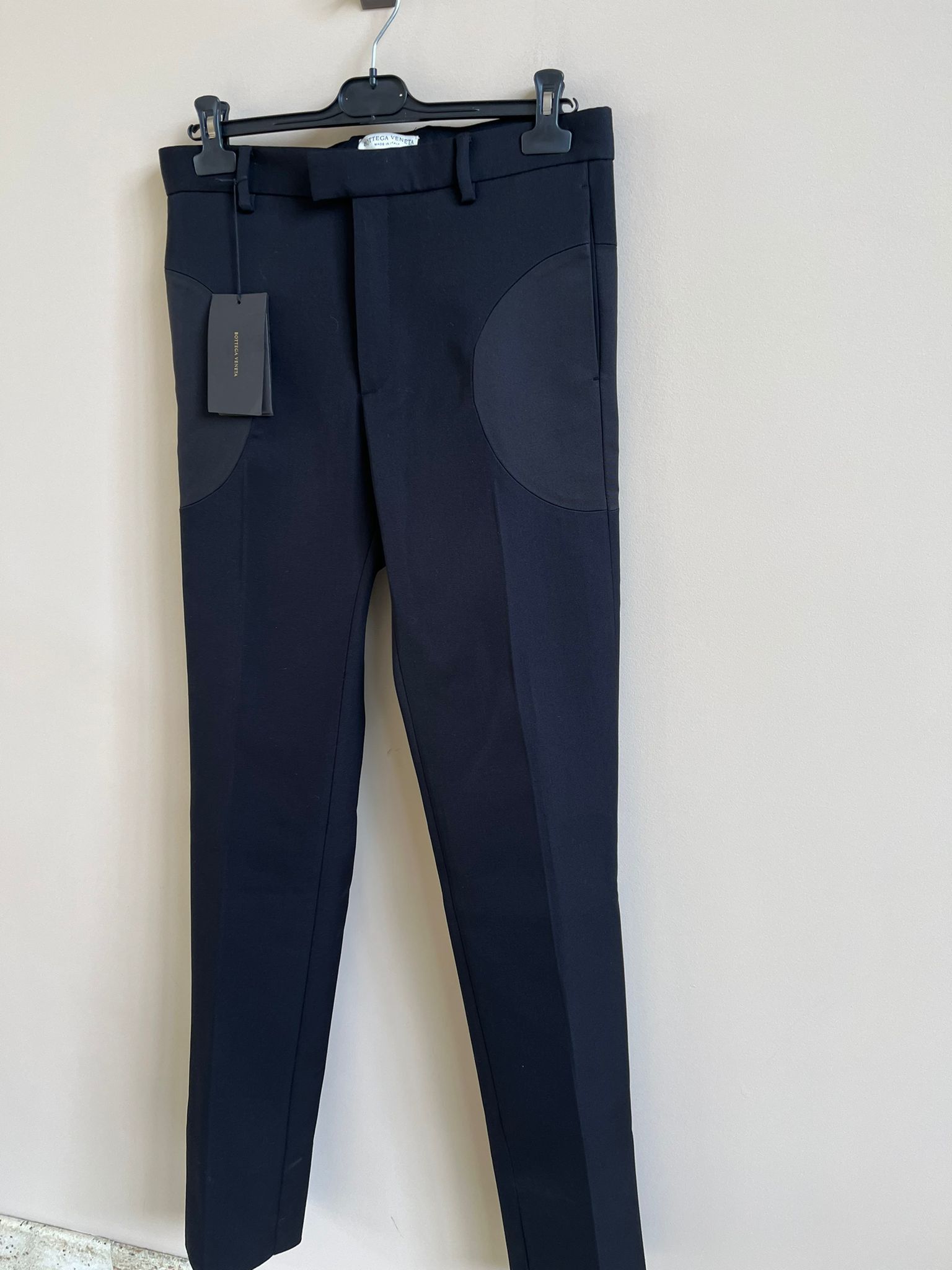 Bottega Veneta Compact Wool Pants in Nero Size US 32 / EU 48 - 3 Thumbnail