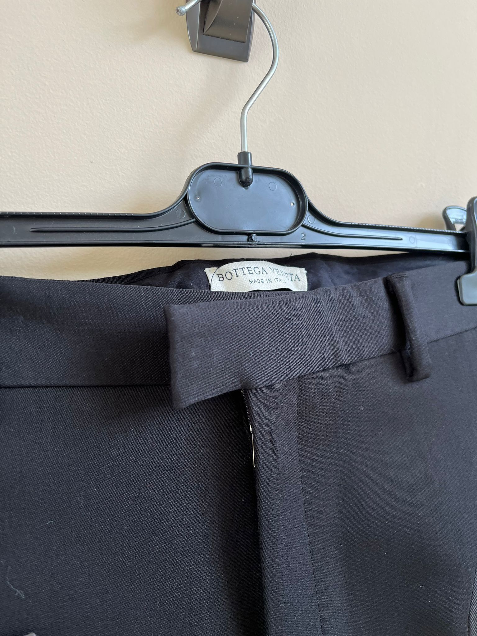 Bottega Veneta Compact Wool Pants in Nero Size US 32 / EU 48 - 7 Thumbnail