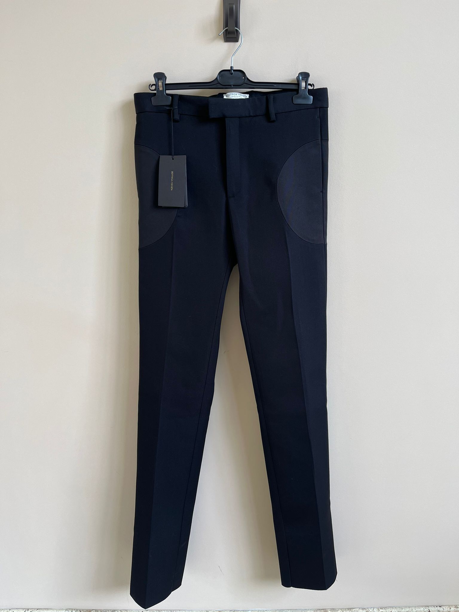 Bottega Veneta Compact Wool Pants in Nero Size US 32 / EU 48 - 1 Thumbnail