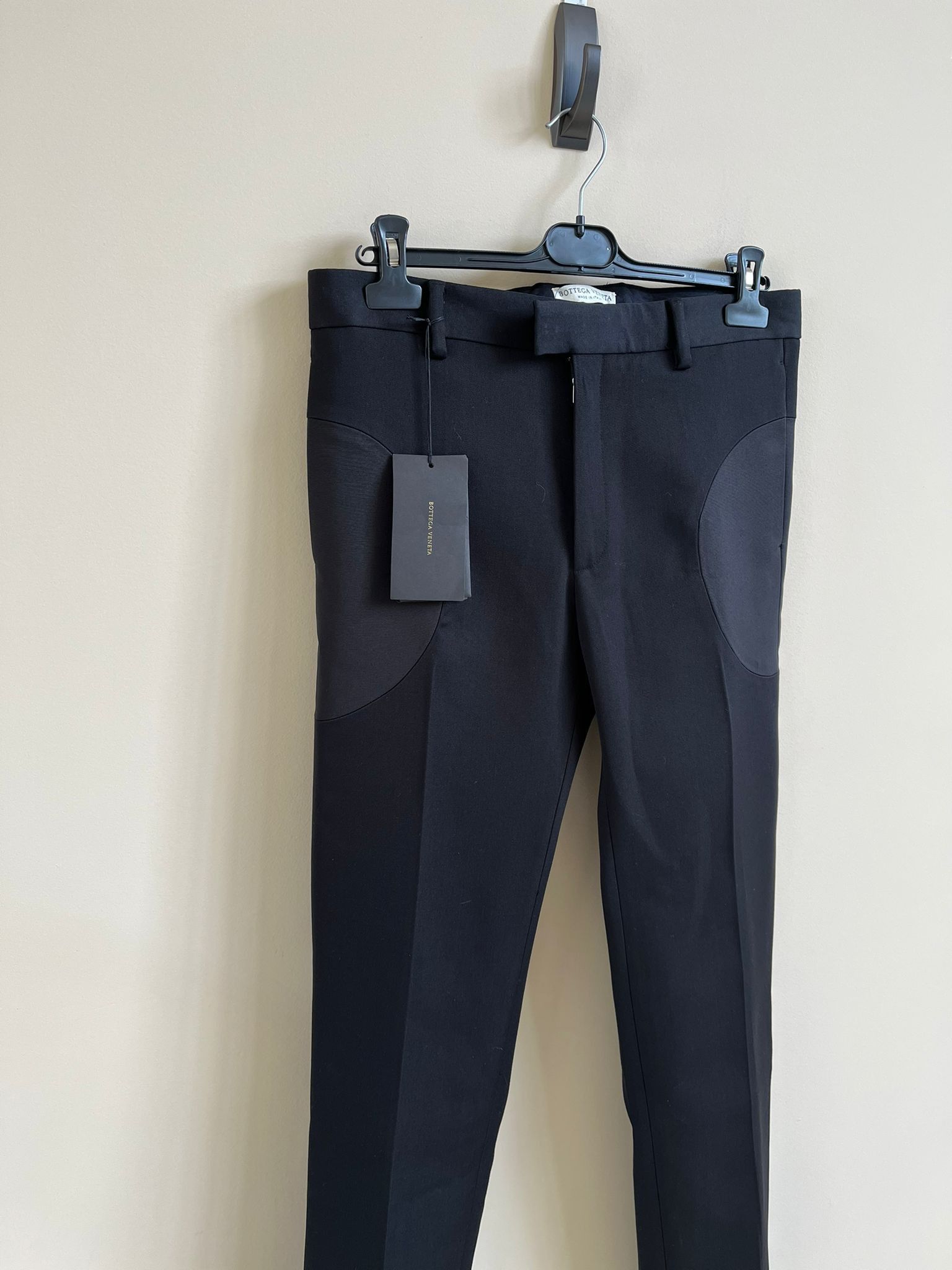 Bottega Veneta Compact Wool Pants in Nero Size US 32 / EU 48 - 6 Thumbnail