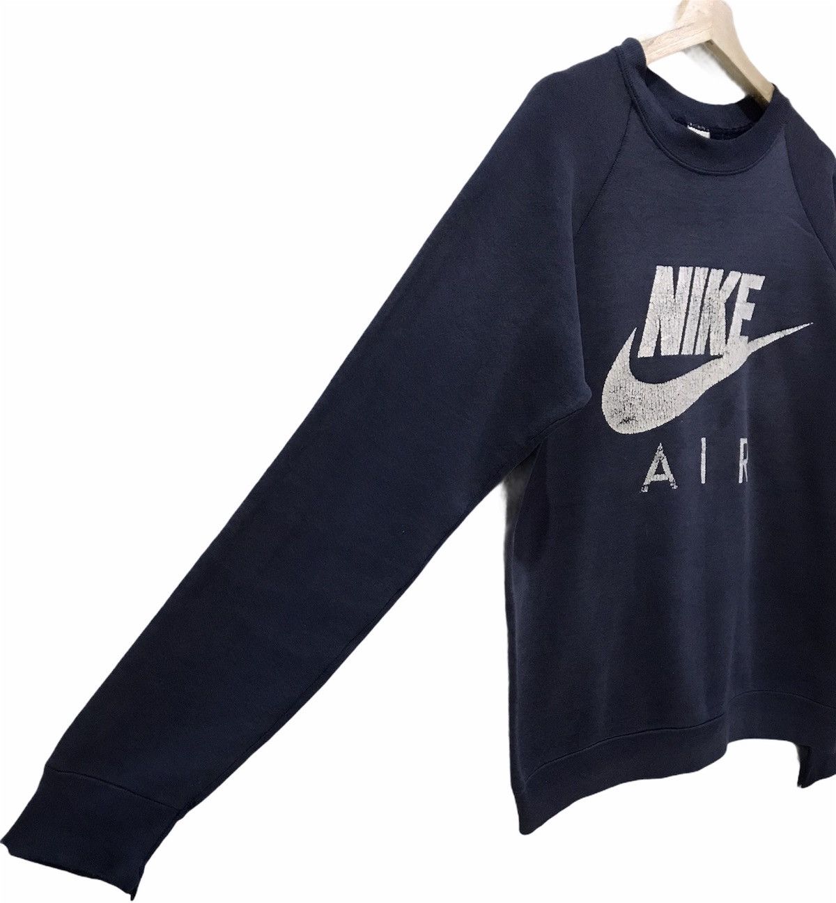 Nike × Vintage 🔥Vintage 80s Nike Air Embroidered Sweatshirt Size US M / EU 48-50 / 2 - 5 Thumbnail