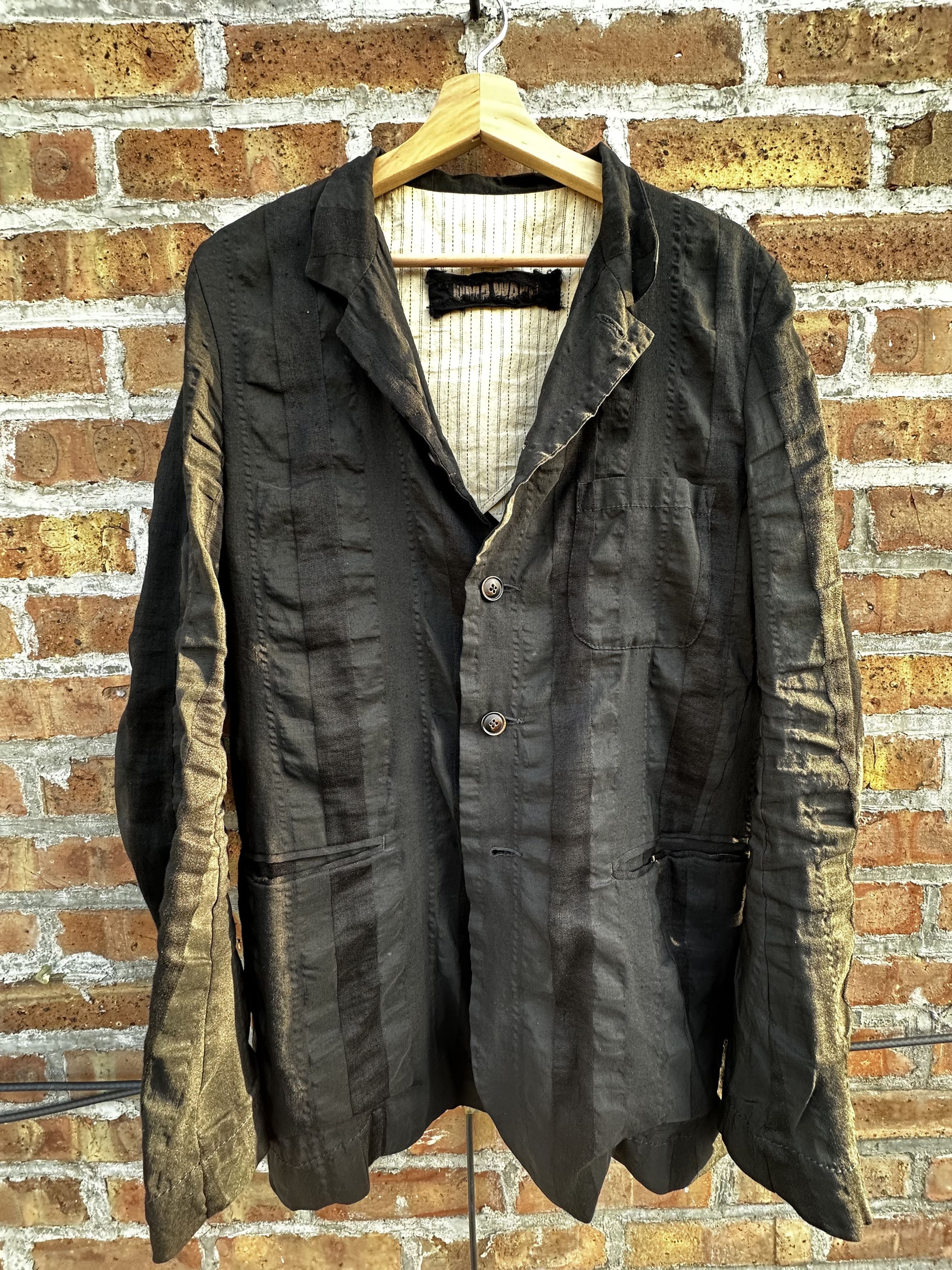 Uma Wang Striped Linen Alfio Shirt Jacket Size US M / EU 48-50 / 2 - 5 Thumbnail